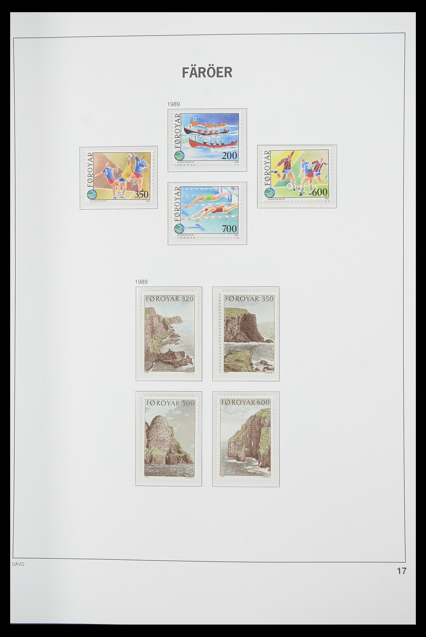 33564 017 - Postzegelverzameling 33564 Faeroer 1975-2006.