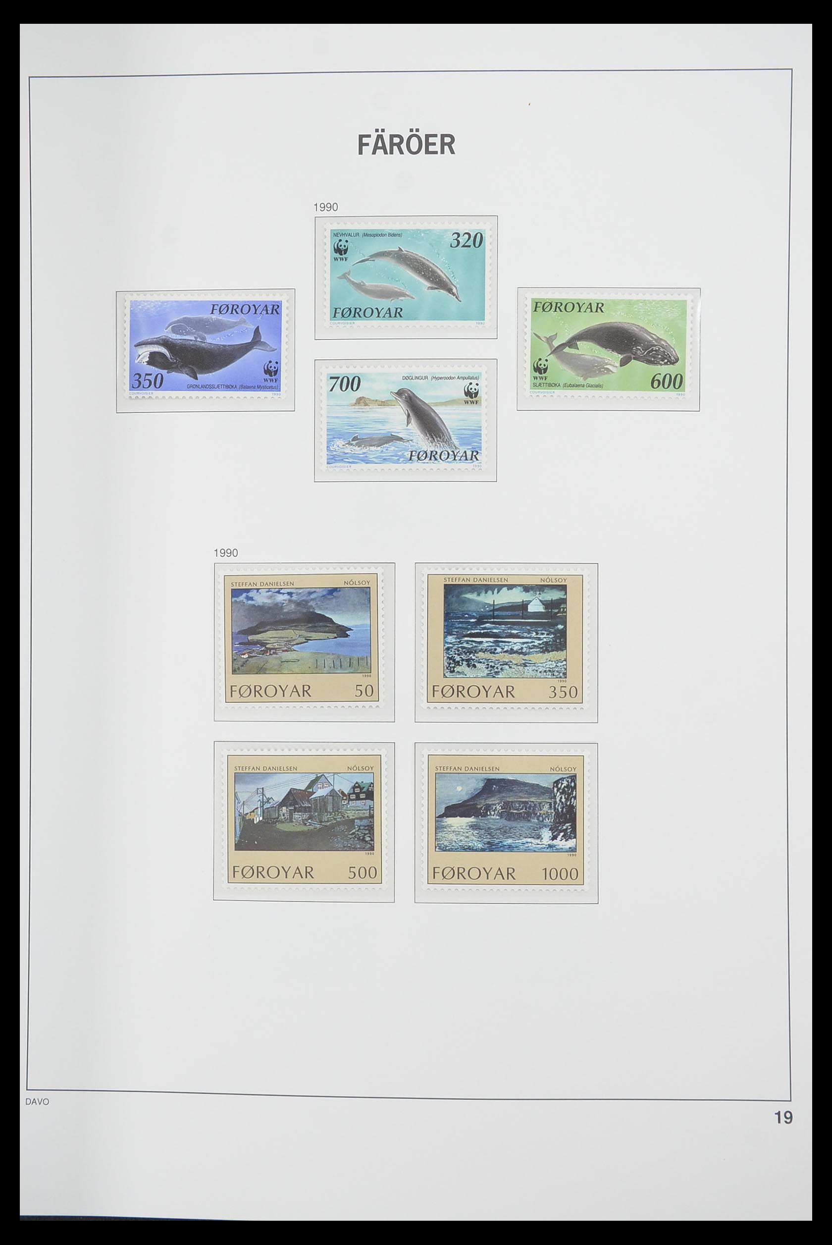 33564 019 - Postzegelverzameling 33564 Faeroer 1975-2006.