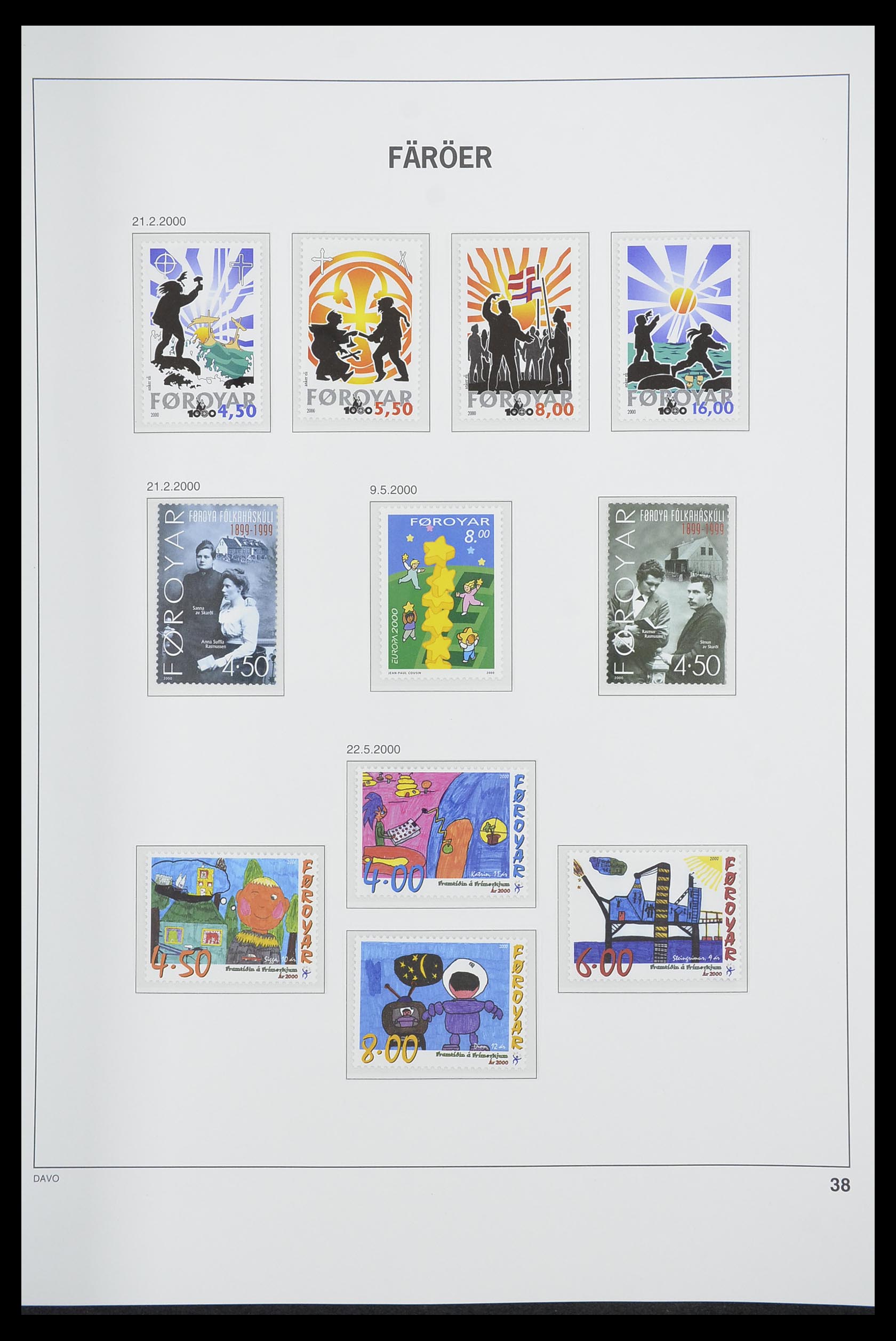 33564 039 - Postzegelverzameling 33564 Faeroer 1975-2006.