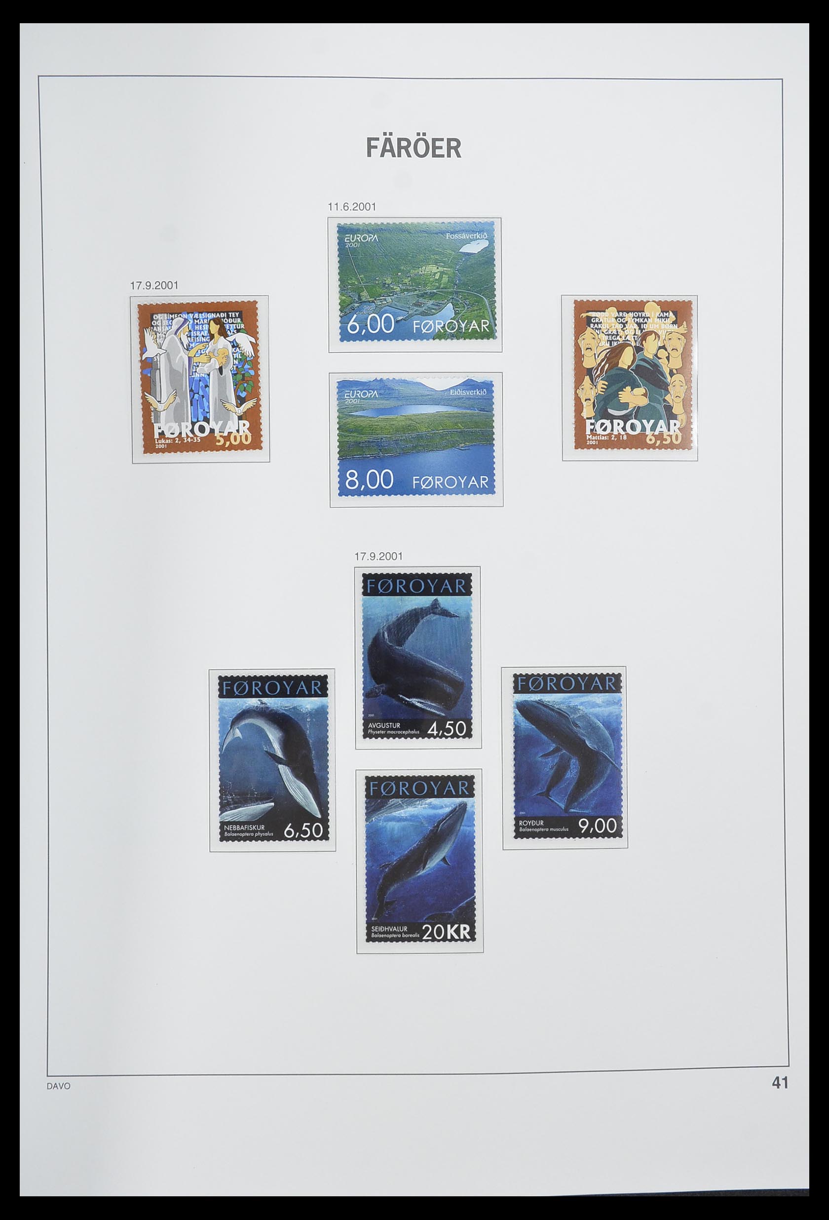 33564 041 - Postzegelverzameling 33564 Faeroer 1975-2006.