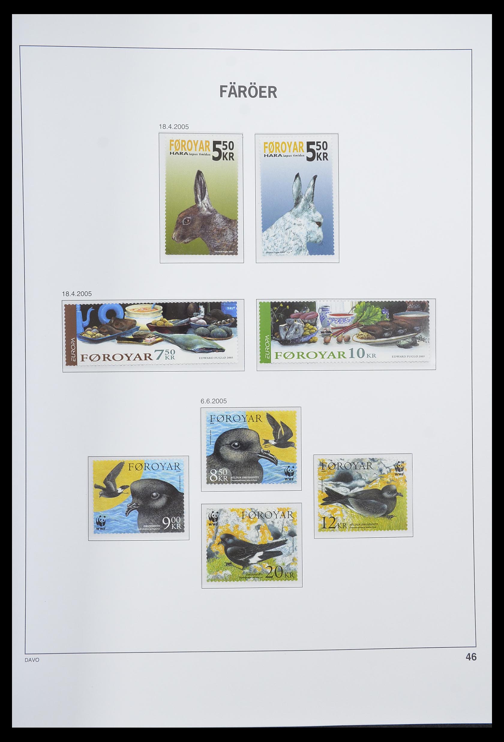 33564 046 - Postzegelverzameling 33564 Faeroer 1975-2006.