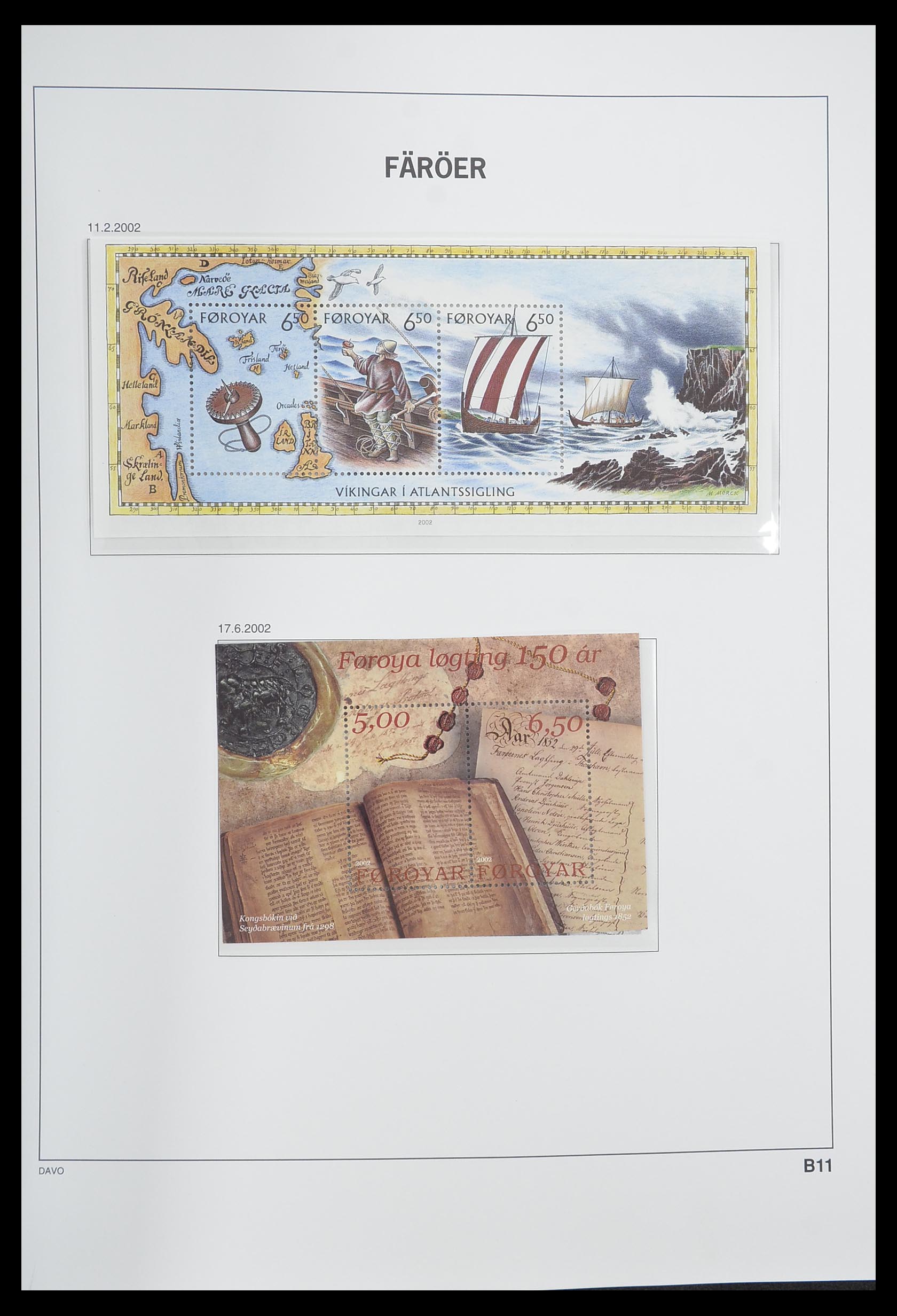 33564 059 - Postzegelverzameling 33564 Faeroer 1975-2006.