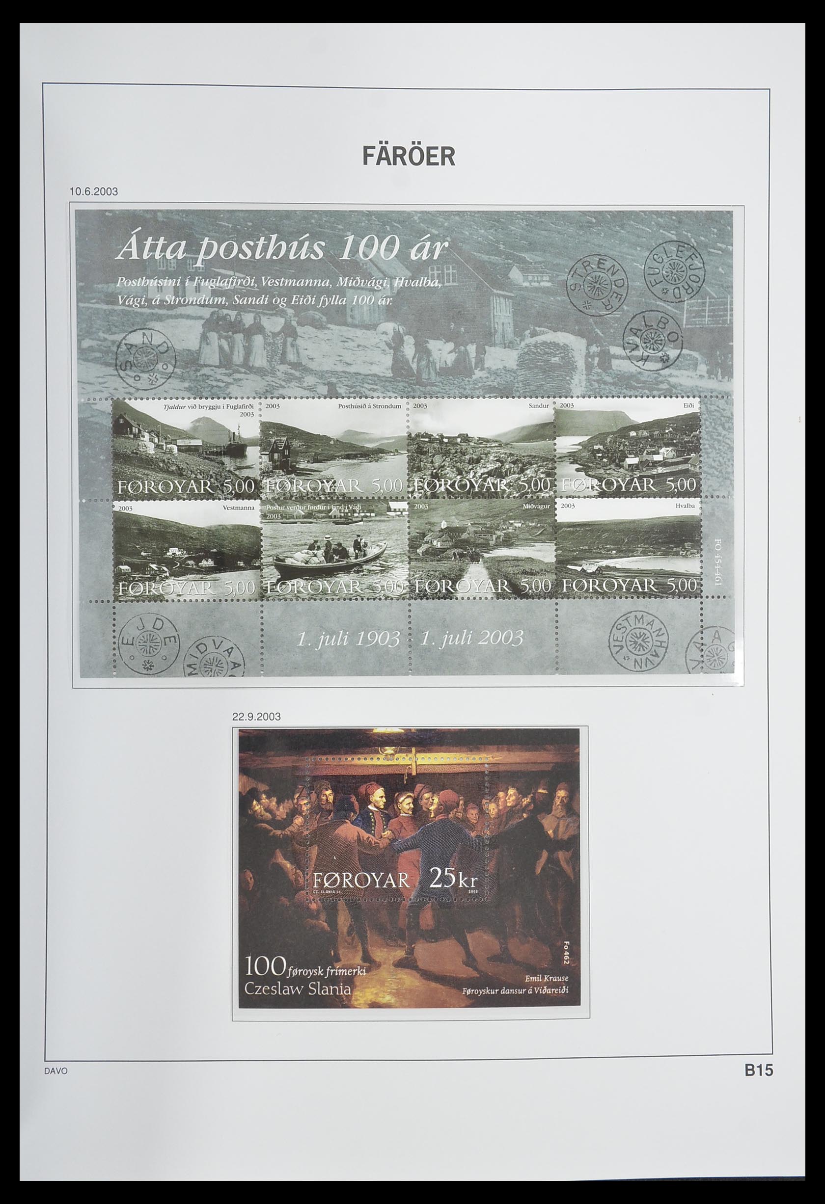 33564 063 - Postzegelverzameling 33564 Faeroer 1975-2006.