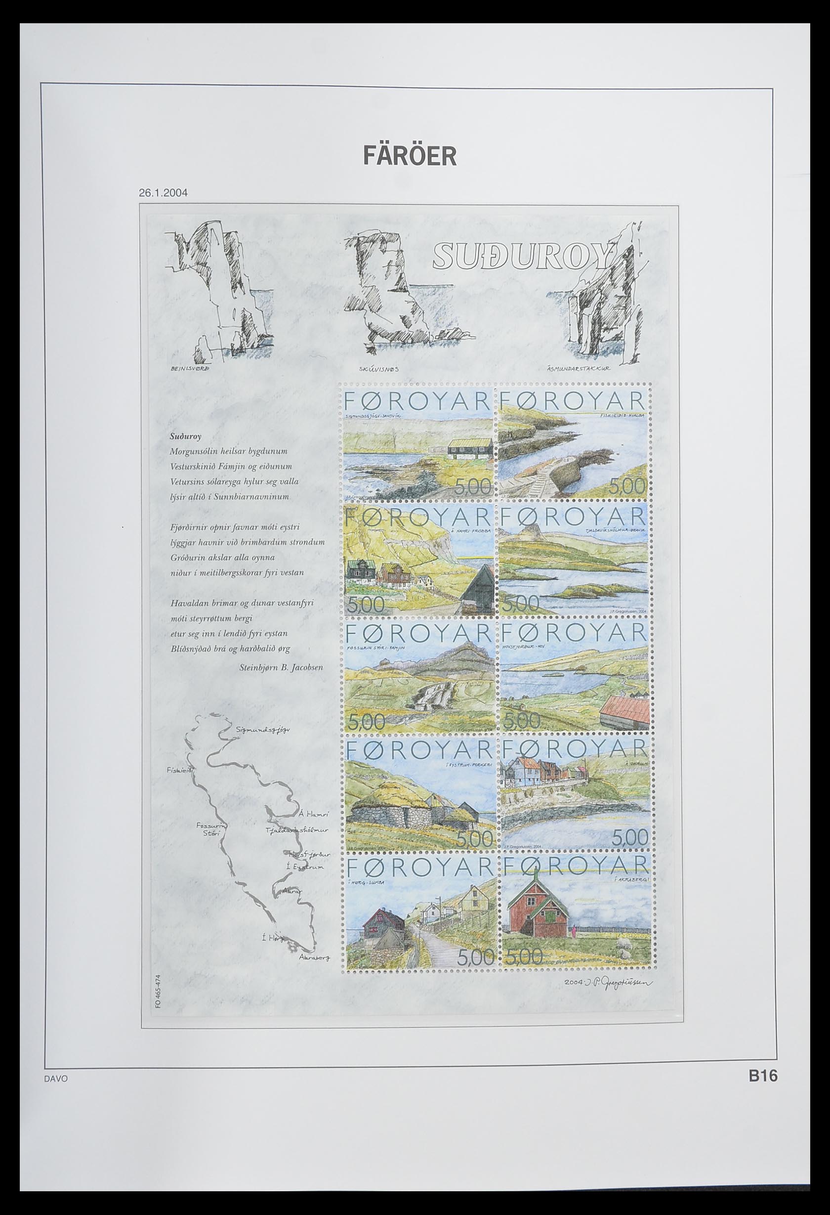 33564 064 - Postzegelverzameling 33564 Faeroer 1975-2006.