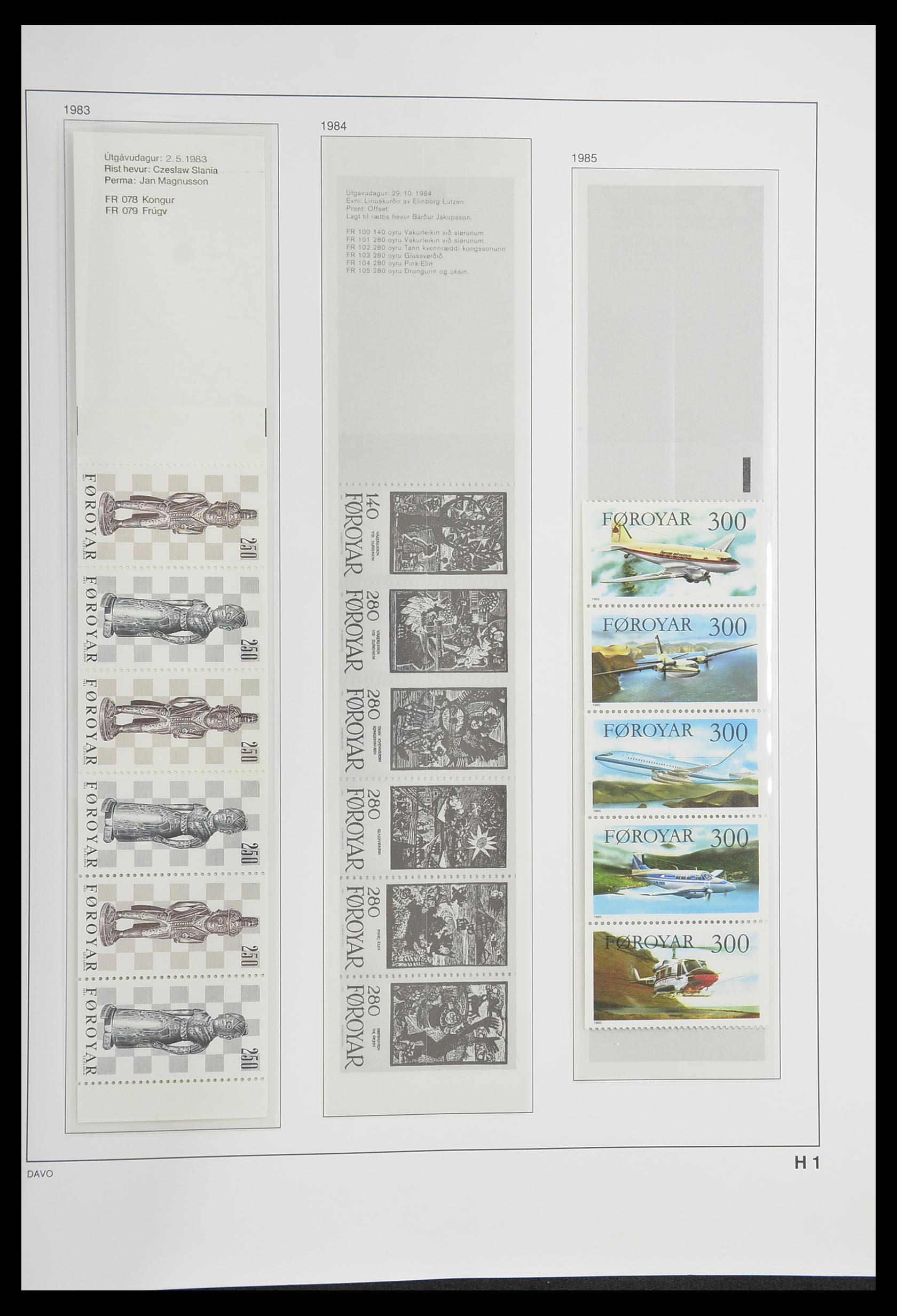 33564 073 - Postzegelverzameling 33564 Faeroer 1975-2006.
