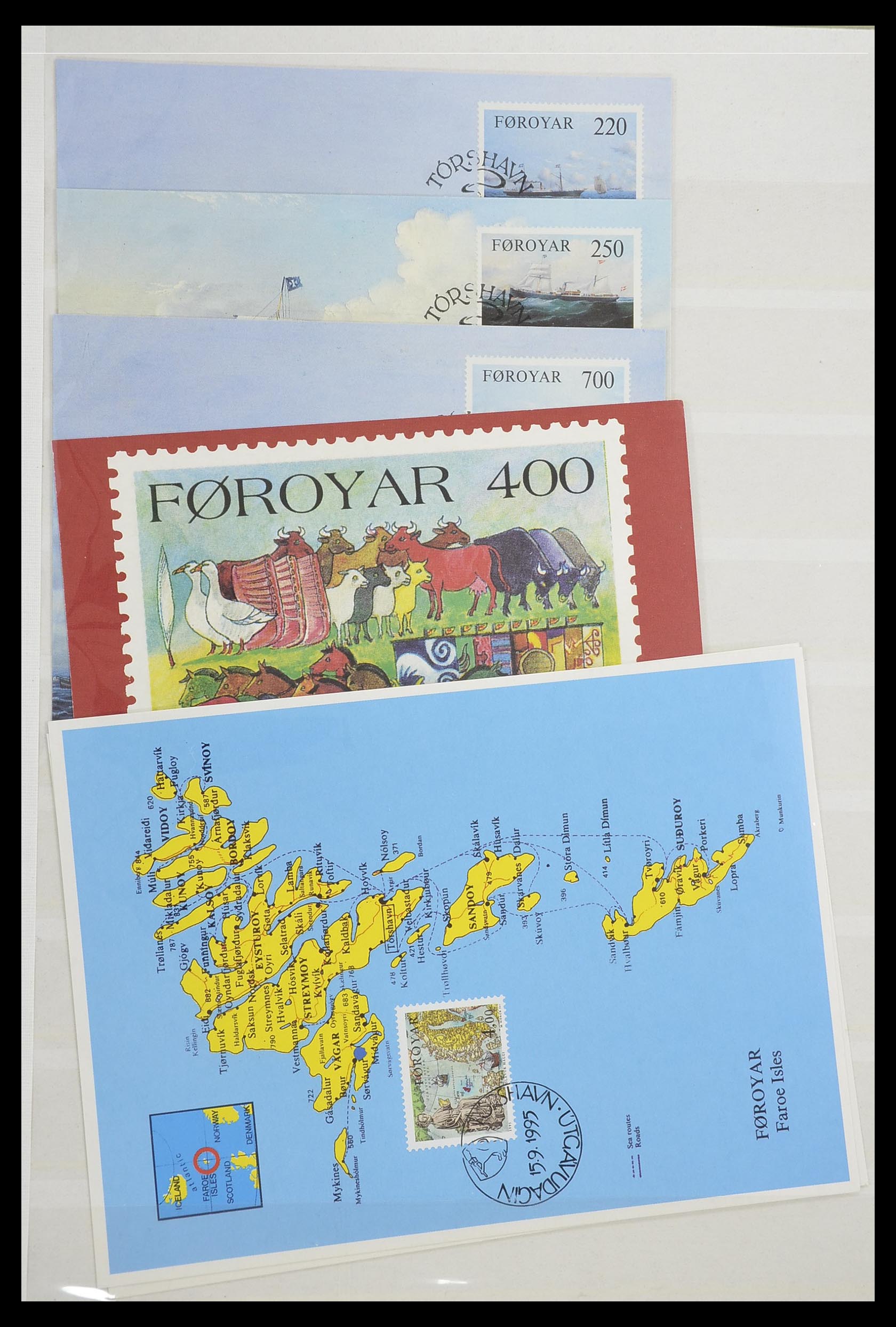 33564 076 - Postzegelverzameling 33564 Faeroer 1975-2006.