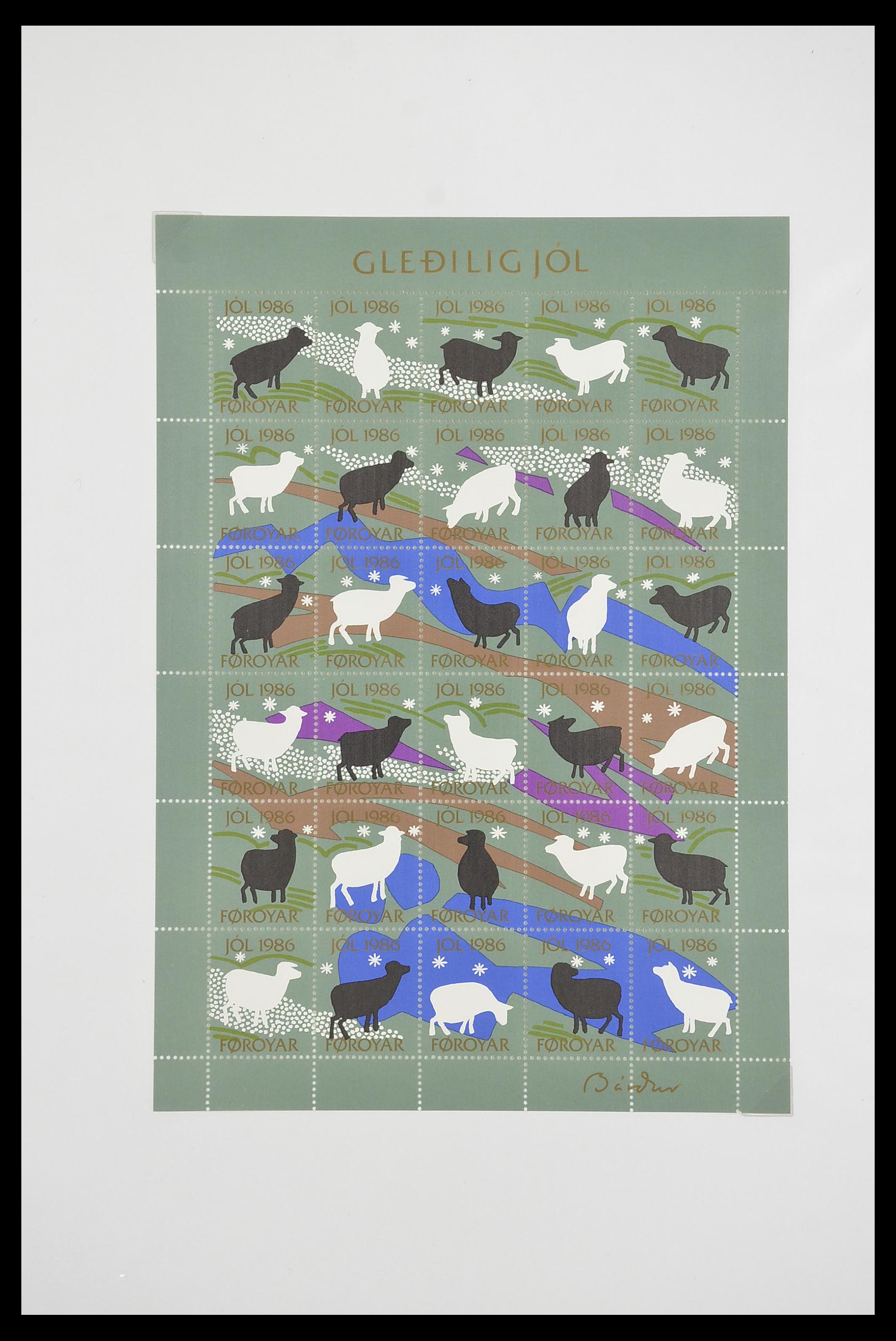 33564 079 - Postzegelverzameling 33564 Faeroer 1975-2006.