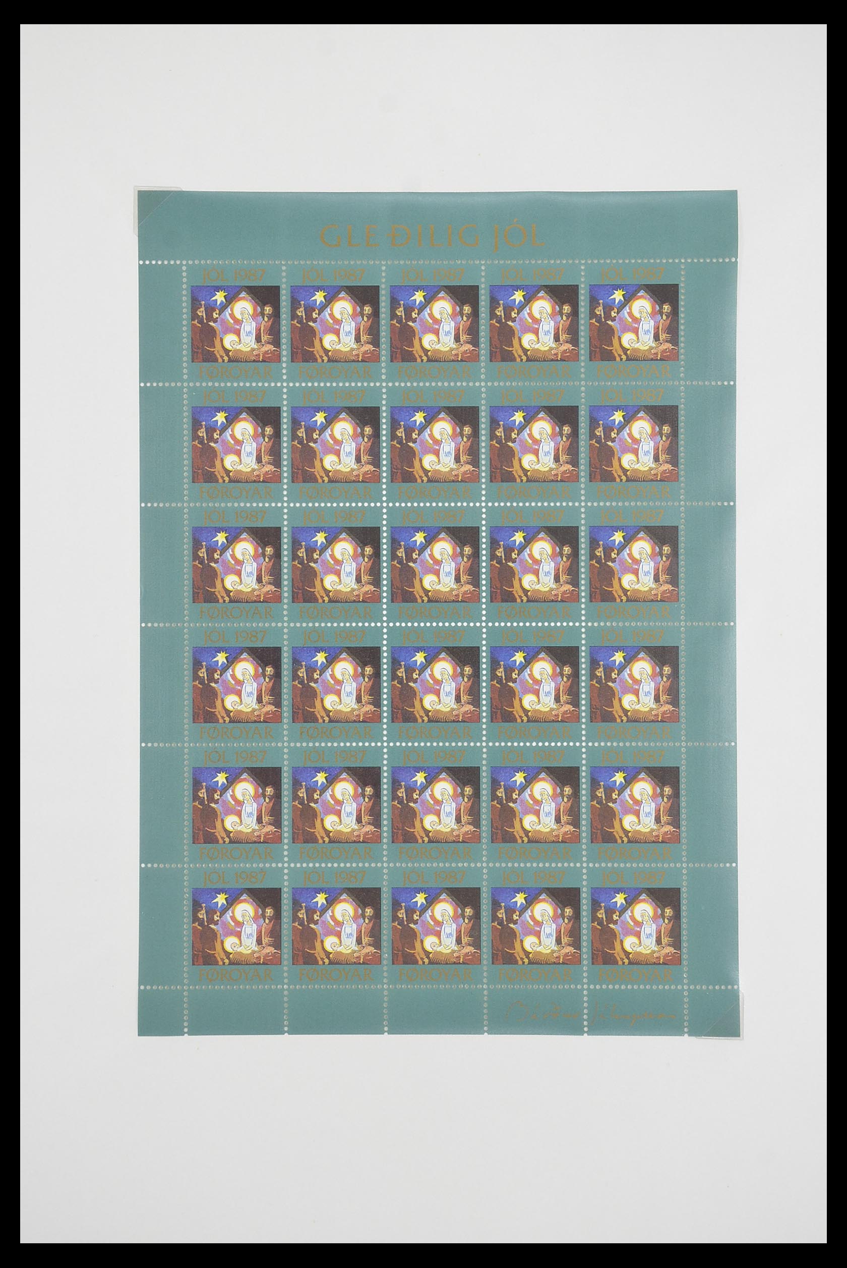 33564 080 - Postzegelverzameling 33564 Faeroer 1975-2006.