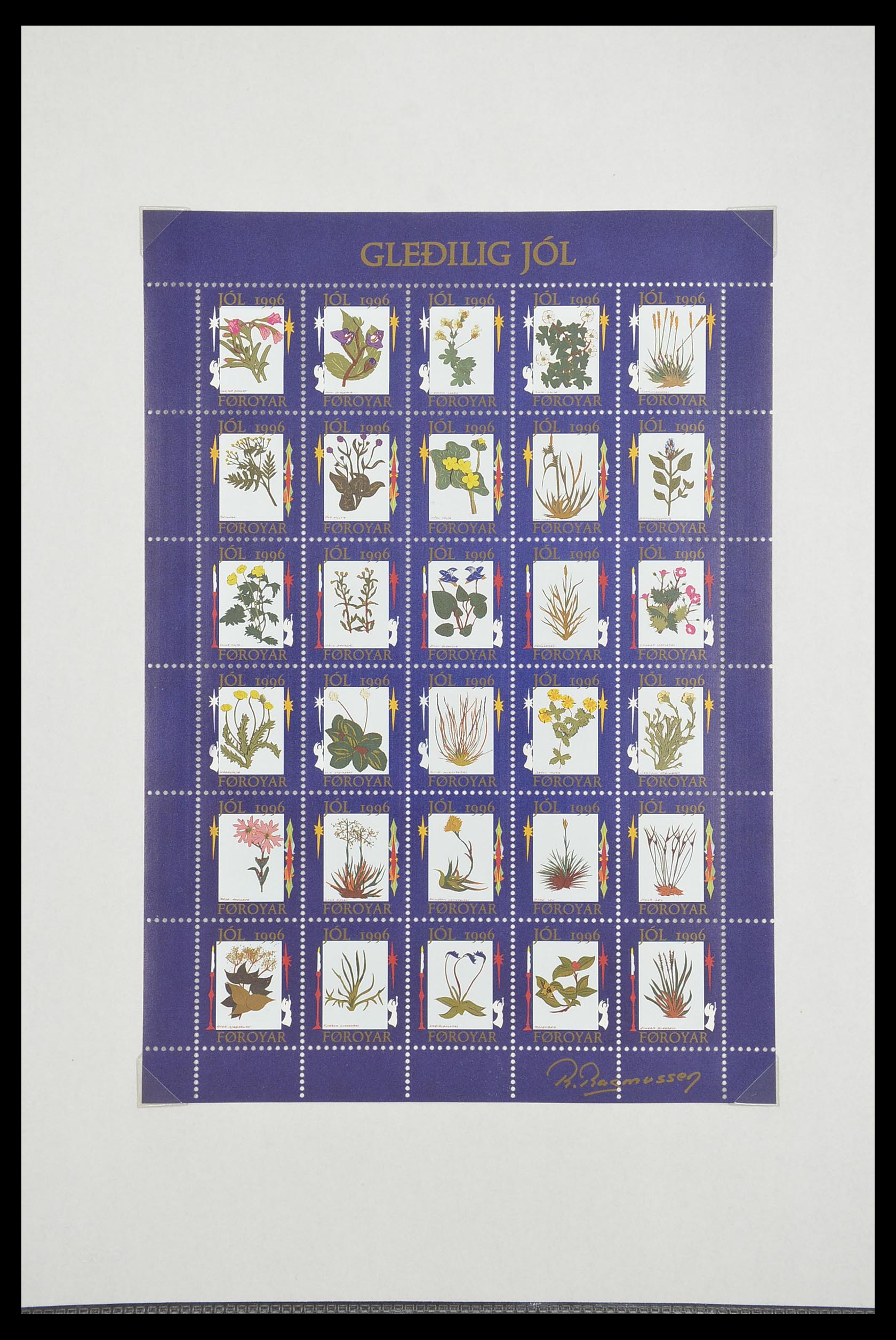 33564 089 - Postzegelverzameling 33564 Faeroer 1975-2006.