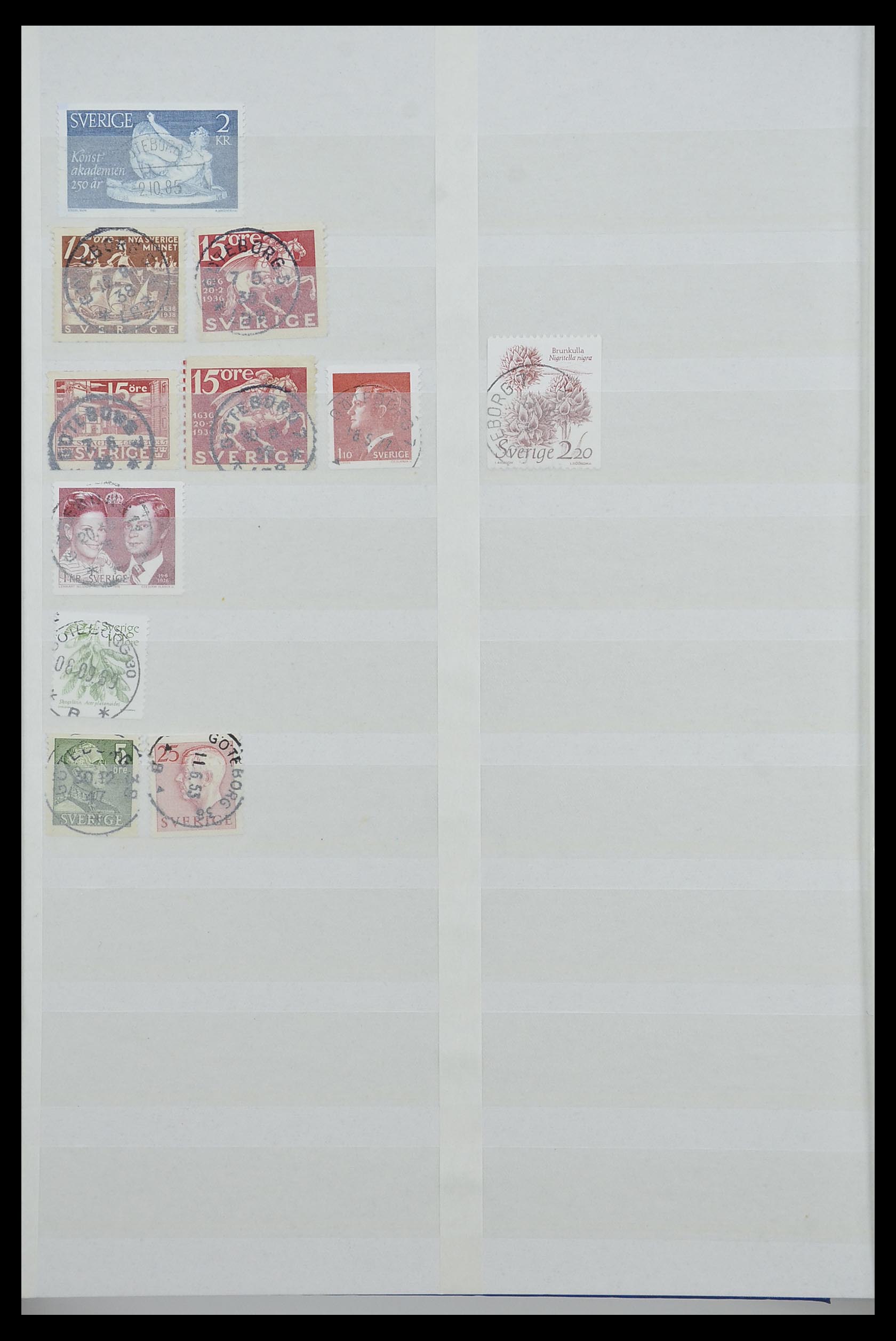 33566 020 - Postzegelverzameling 33566 Zweden stempels vanaf 1886.