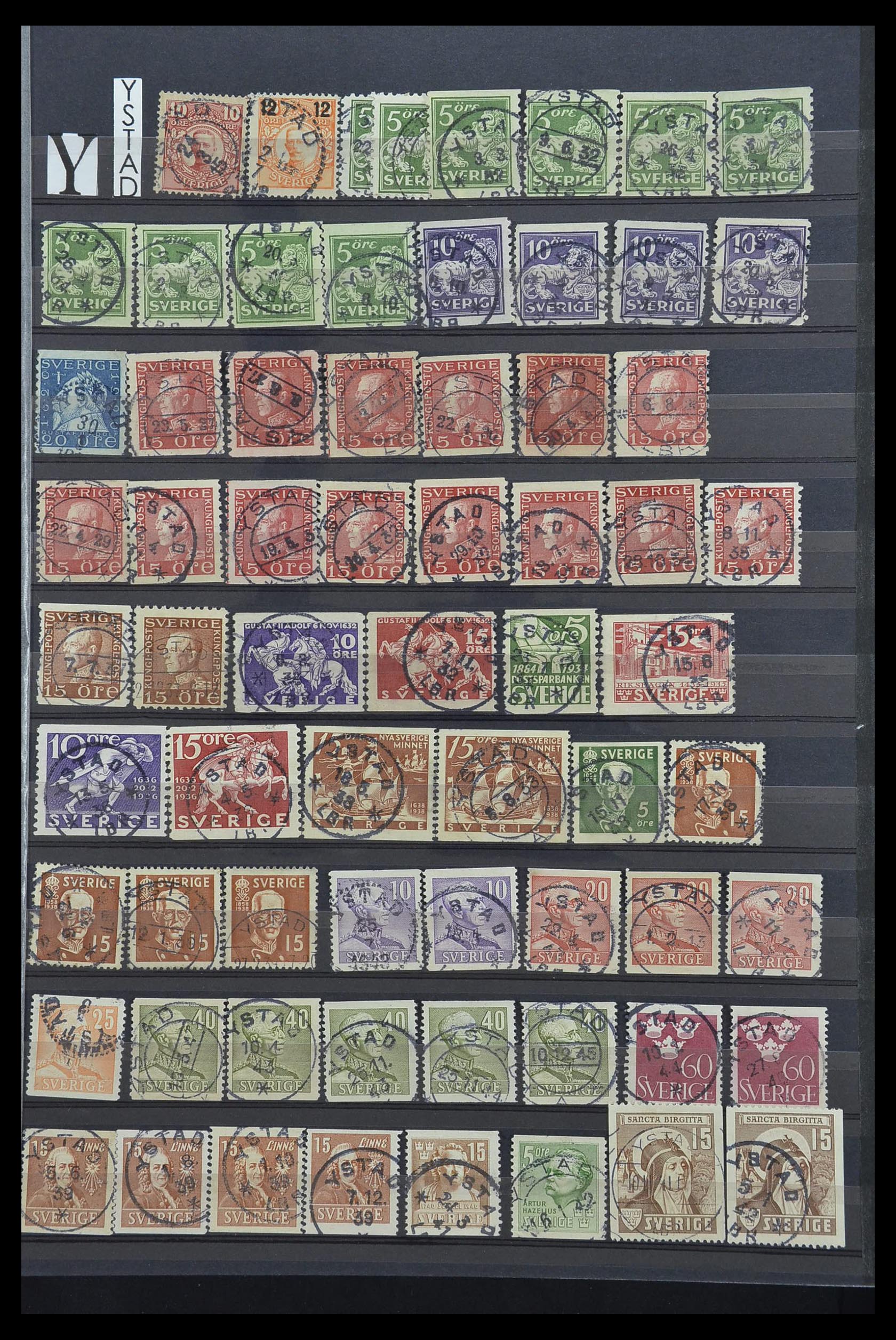 33566 101 - Postzegelverzameling 33566 Zweden stempels vanaf 1886.