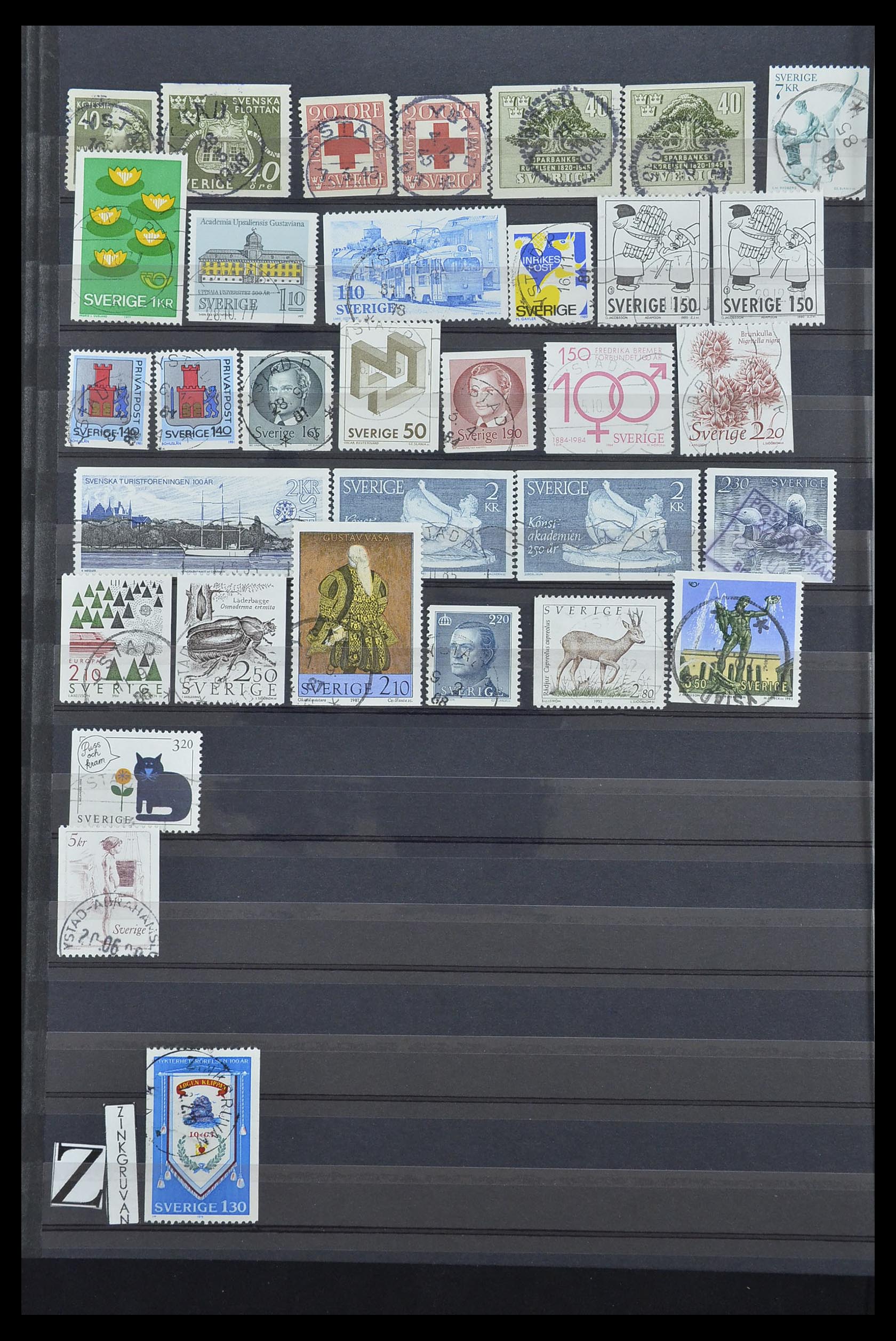 33566 102 - Postzegelverzameling 33566 Zweden stempels vanaf 1886.
