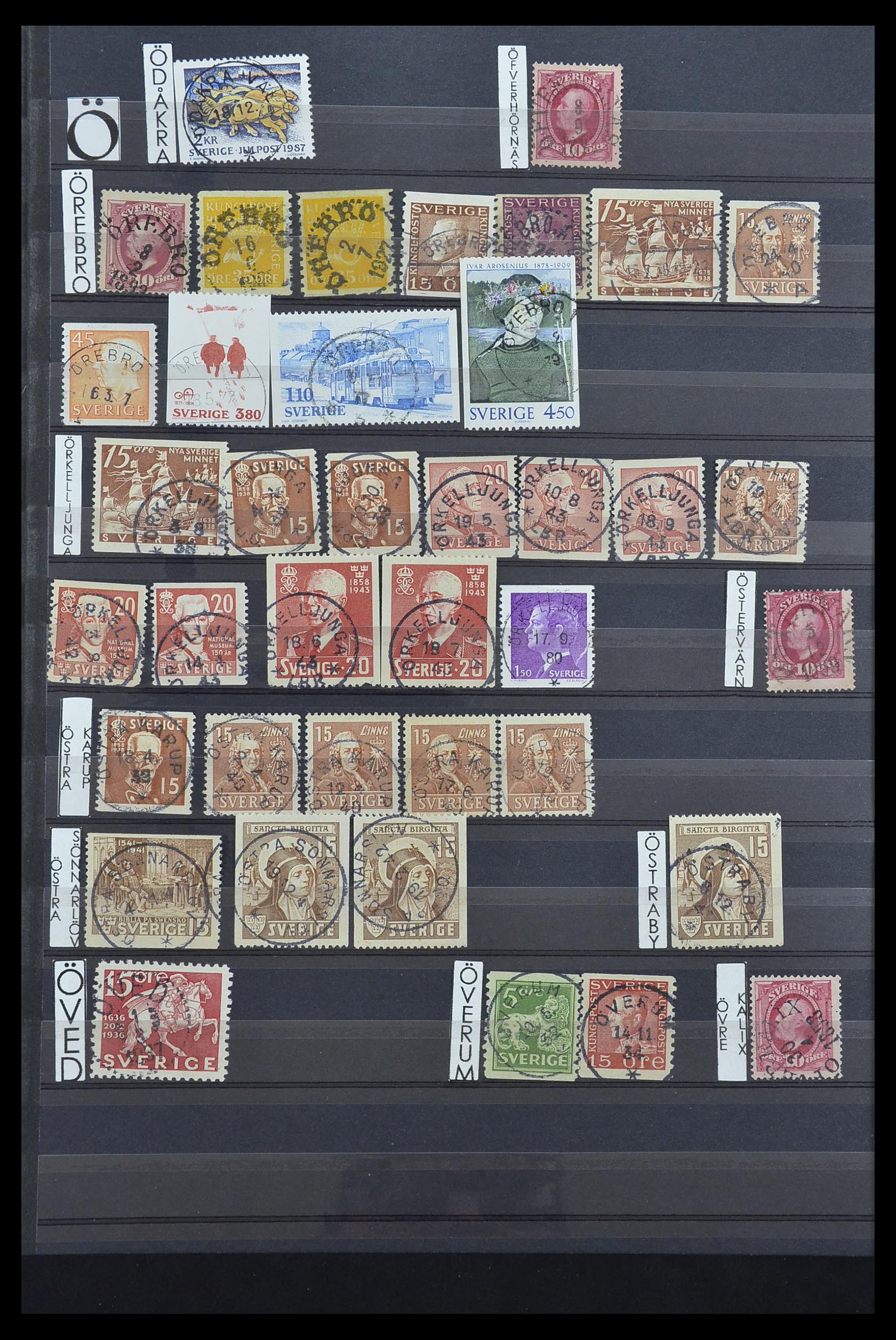 33566 106 - Postzegelverzameling 33566 Zweden stempels vanaf 1886.