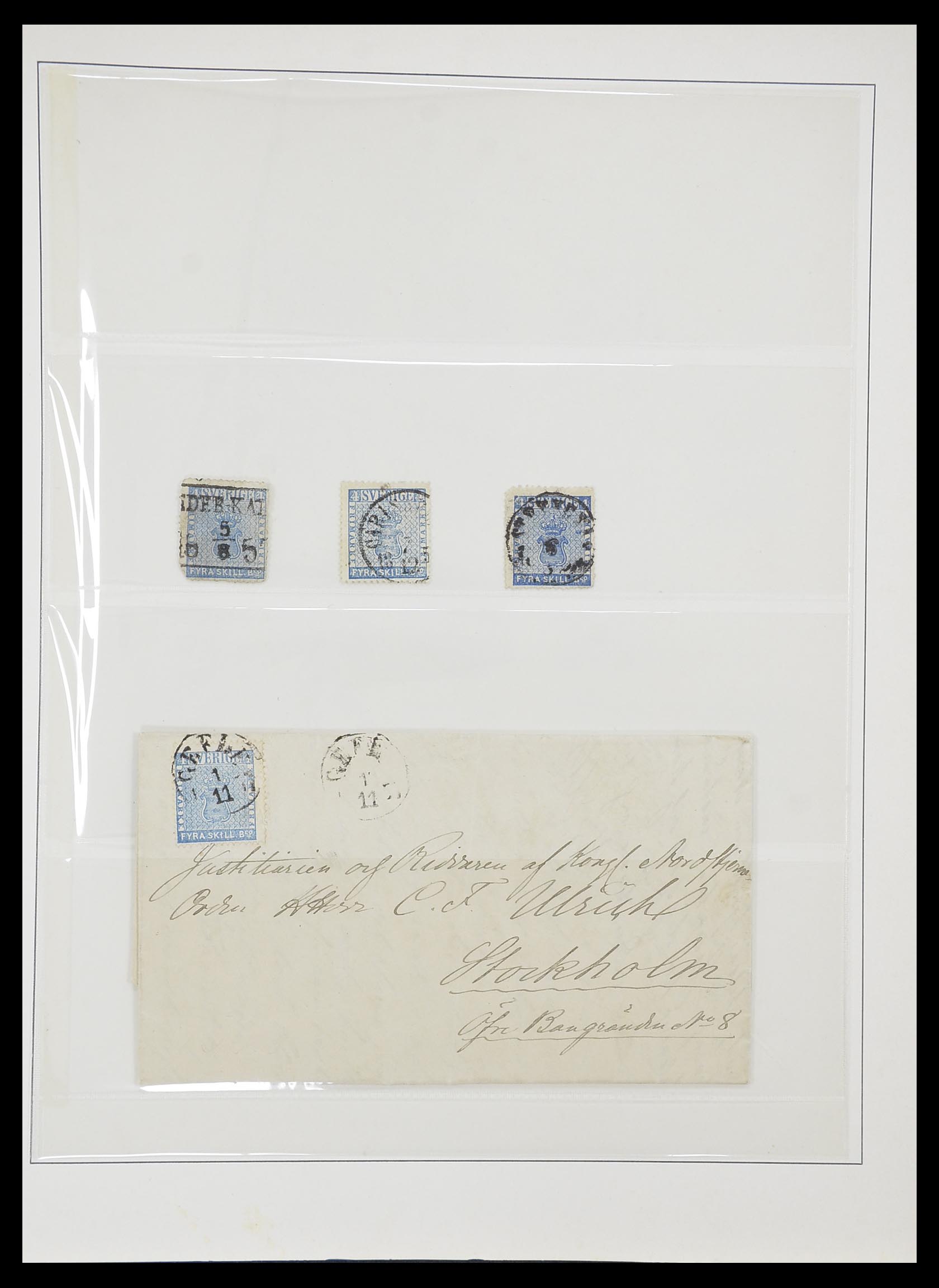 33567 002 - Postzegelverzameling 33567 Zweden 1855-1976.