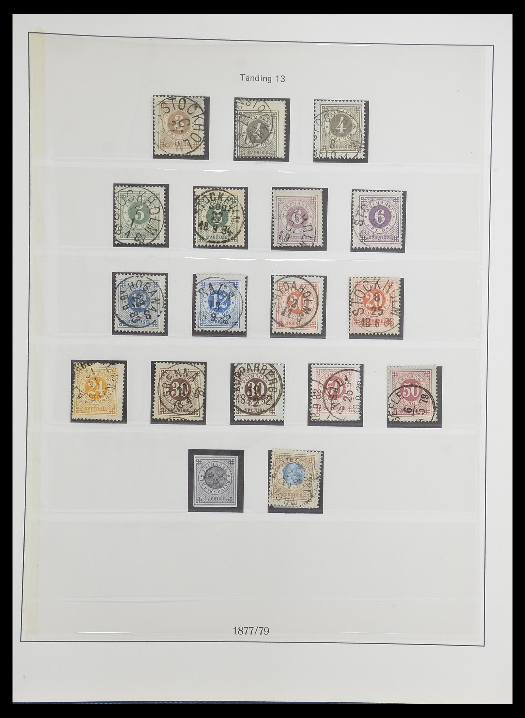 33567 005 - Postzegelverzameling 33567 Zweden 1855-1976.