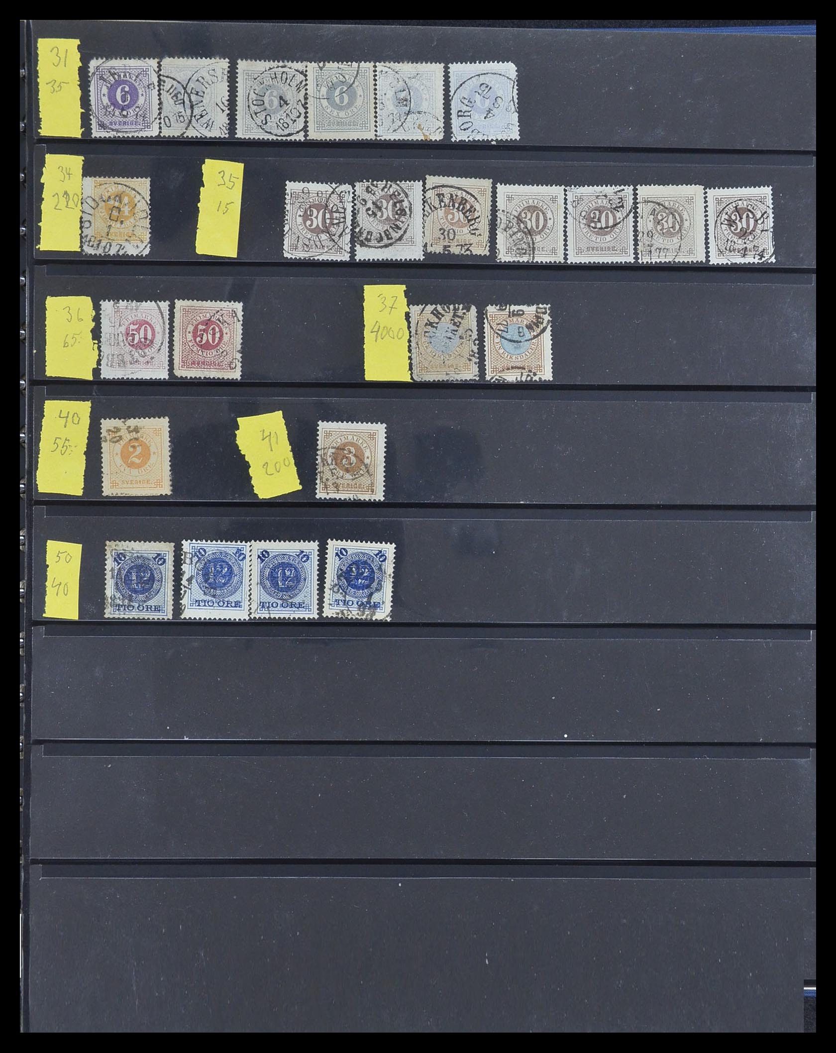 33567 009 - Postzegelverzameling 33567 Zweden 1855-1976.