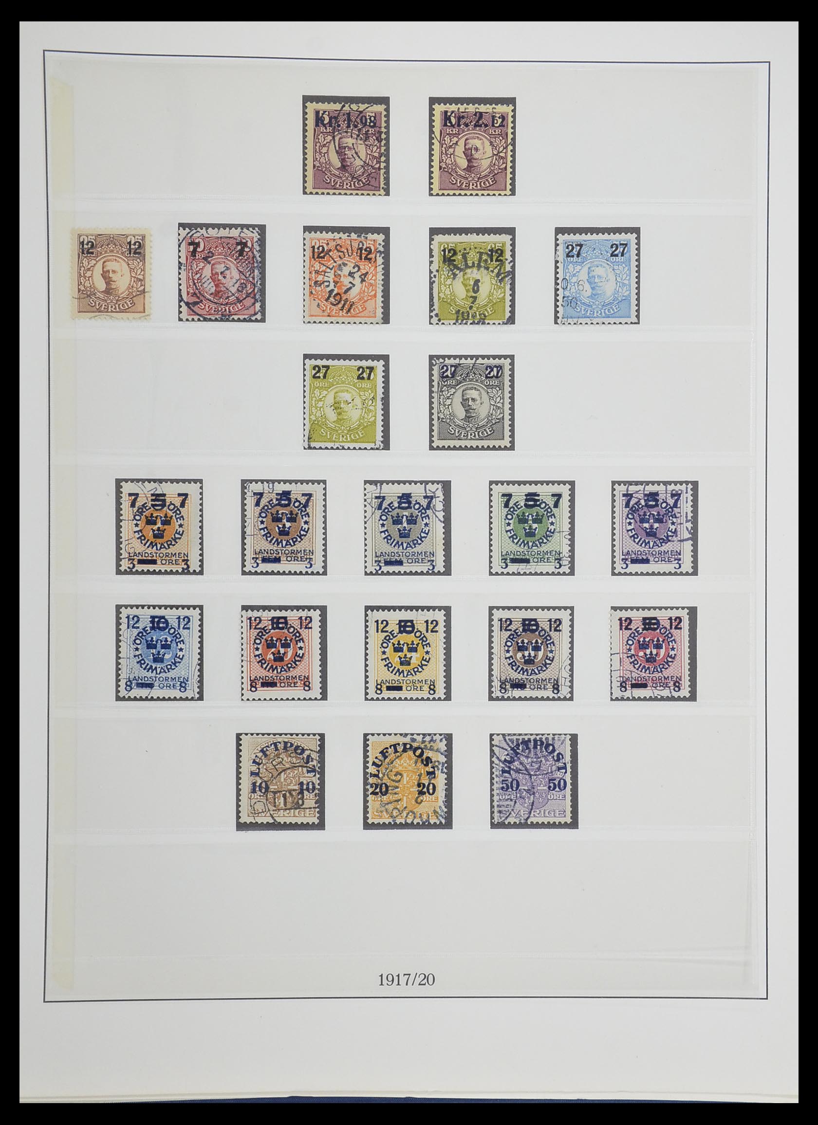 33567 014 - Postzegelverzameling 33567 Zweden 1855-1976.