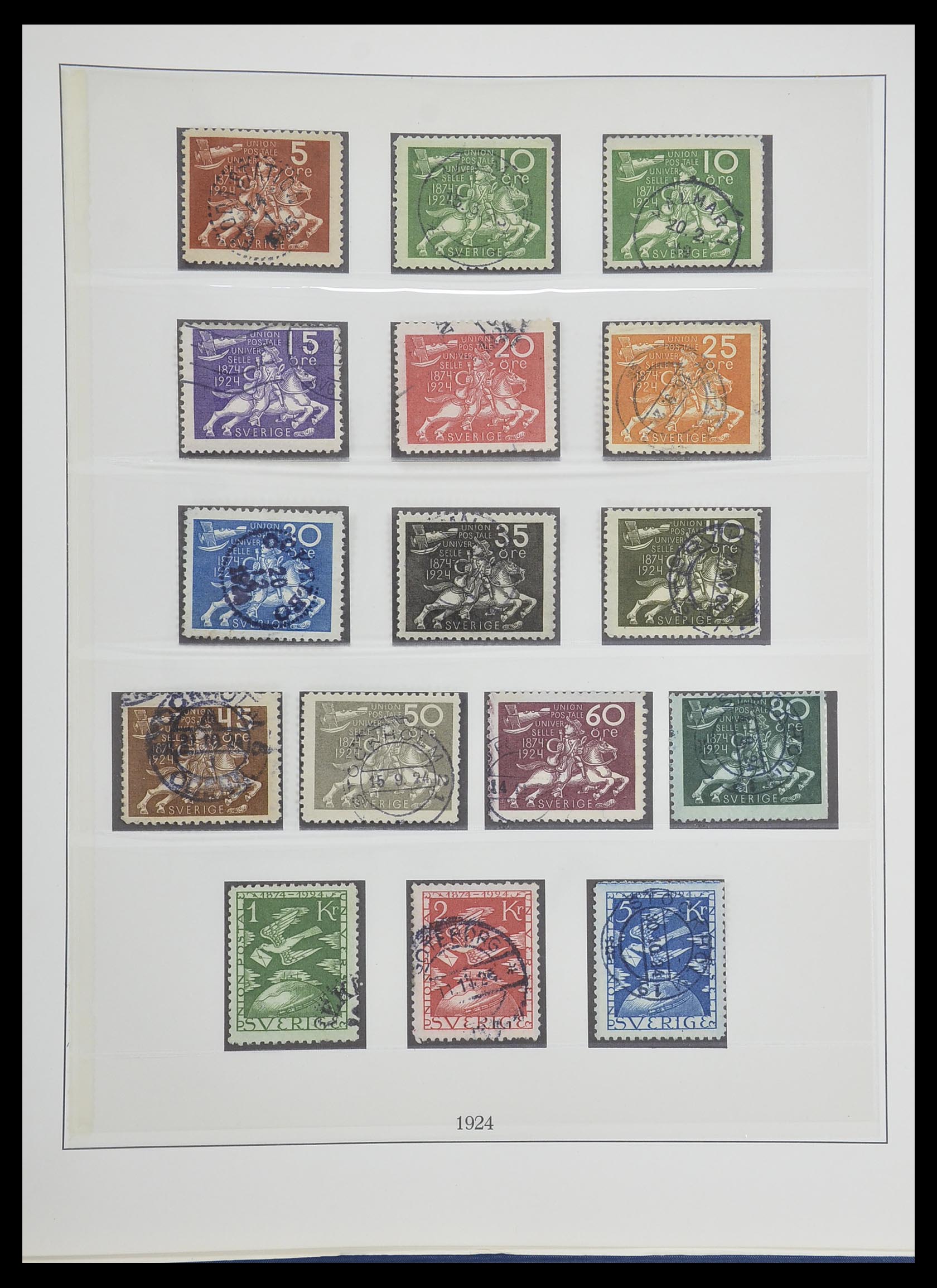 33567 020 - Postzegelverzameling 33567 Zweden 1855-1976.