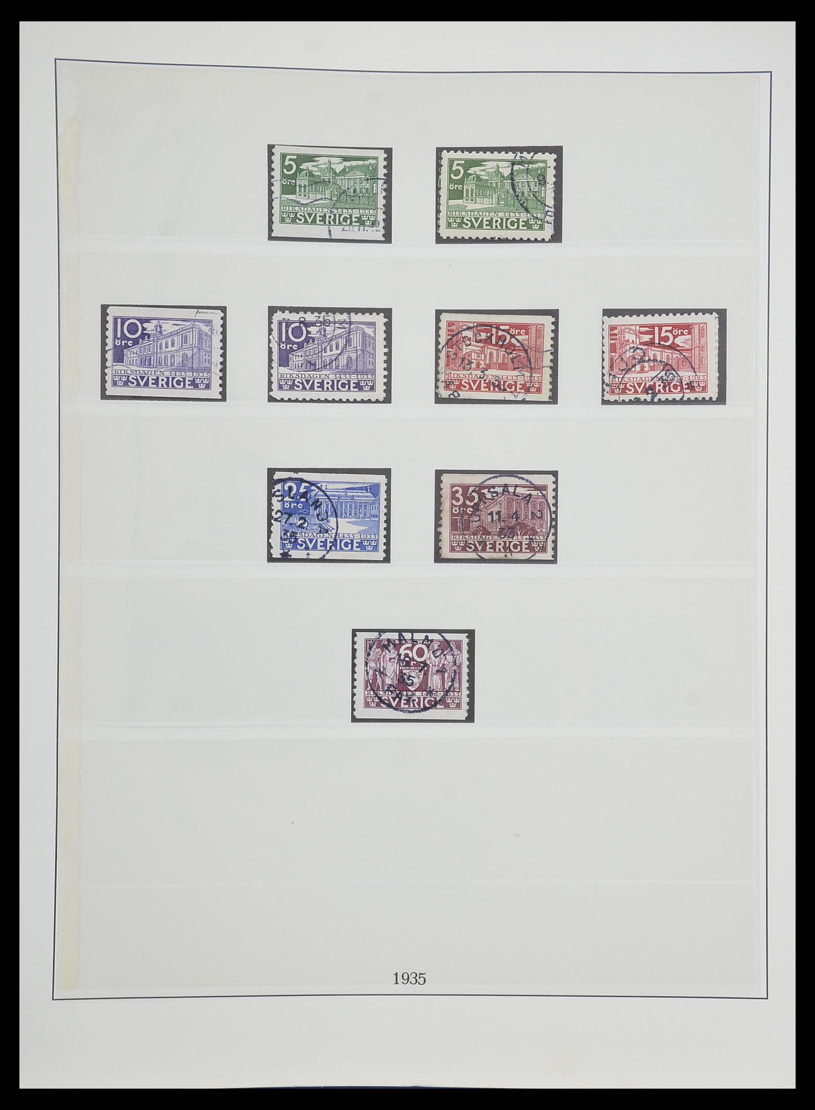 33567 022 - Postzegelverzameling 33567 Zweden 1855-1976.