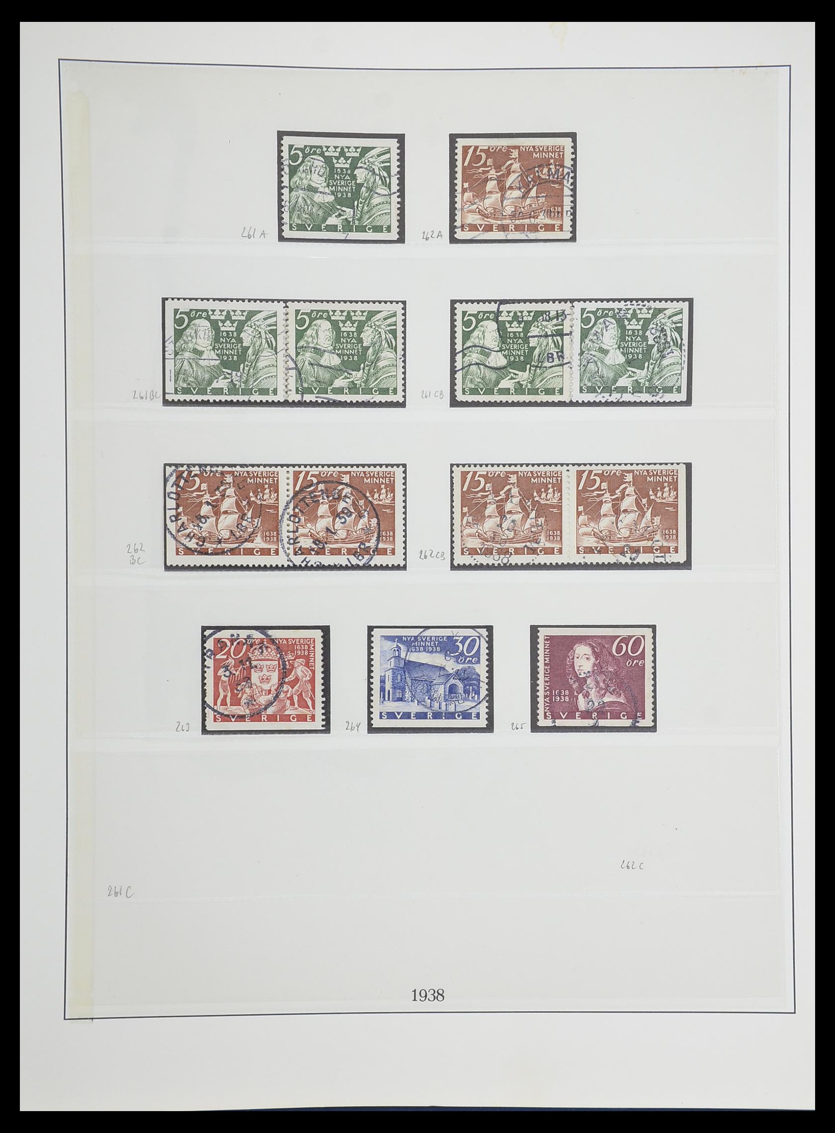 33567 025 - Postzegelverzameling 33567 Zweden 1855-1976.