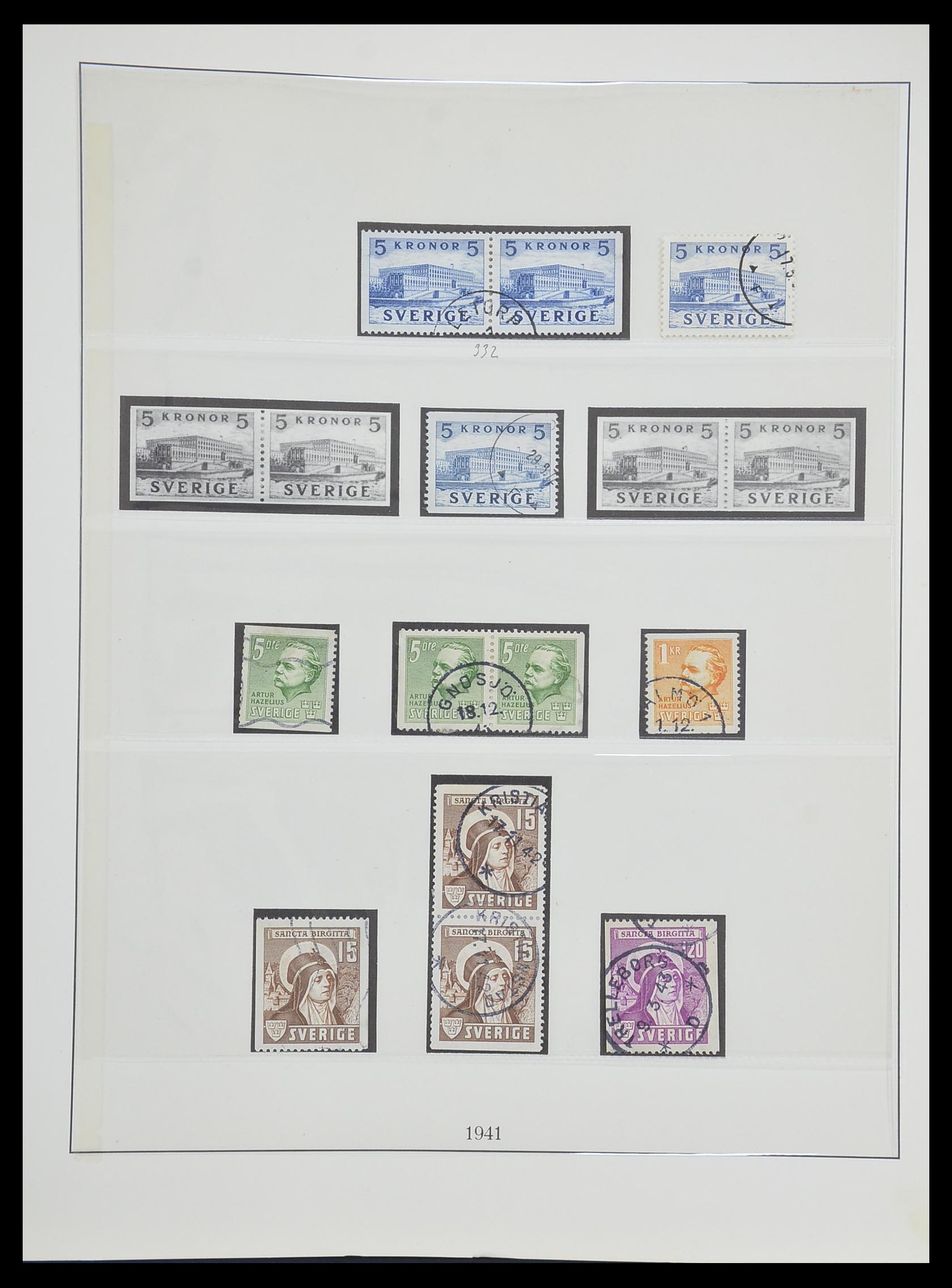 33567 029 - Postzegelverzameling 33567 Zweden 1855-1976.