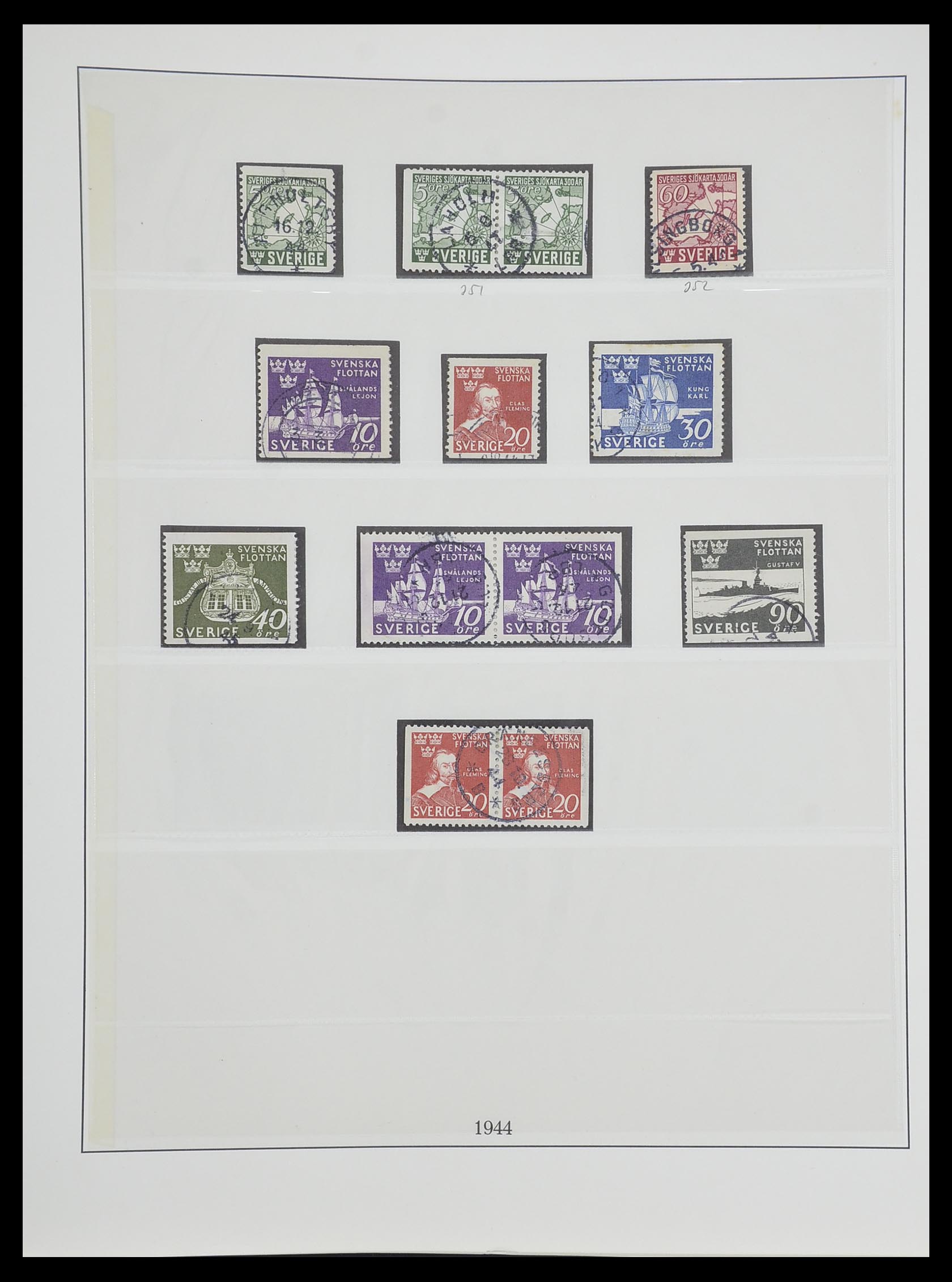33567 032 - Postzegelverzameling 33567 Zweden 1855-1976.