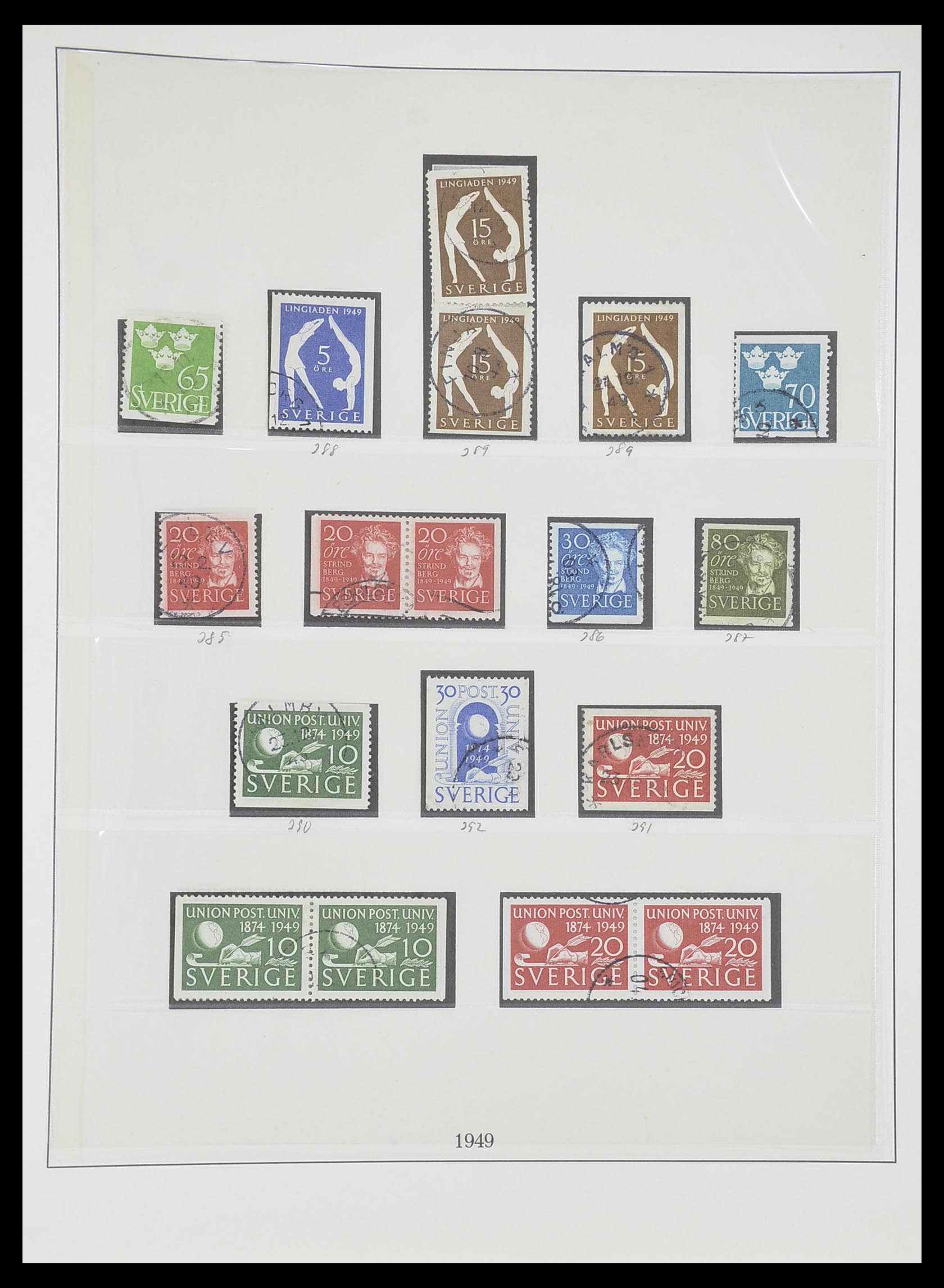 33567 037 - Postzegelverzameling 33567 Zweden 1855-1976.