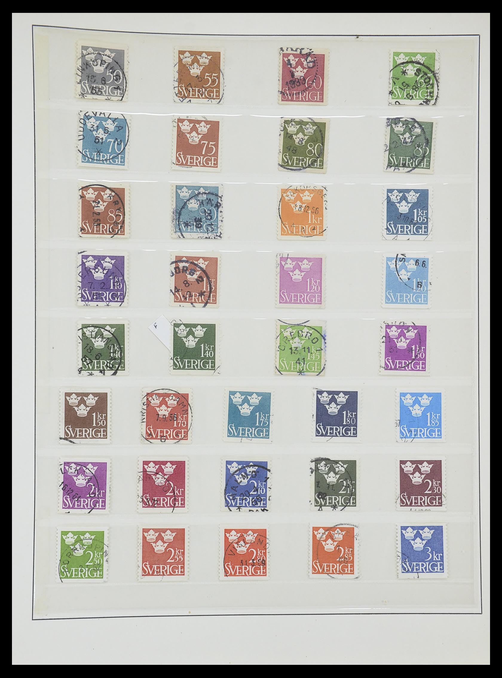 33567 038 - Postzegelverzameling 33567 Zweden 1855-1976.
