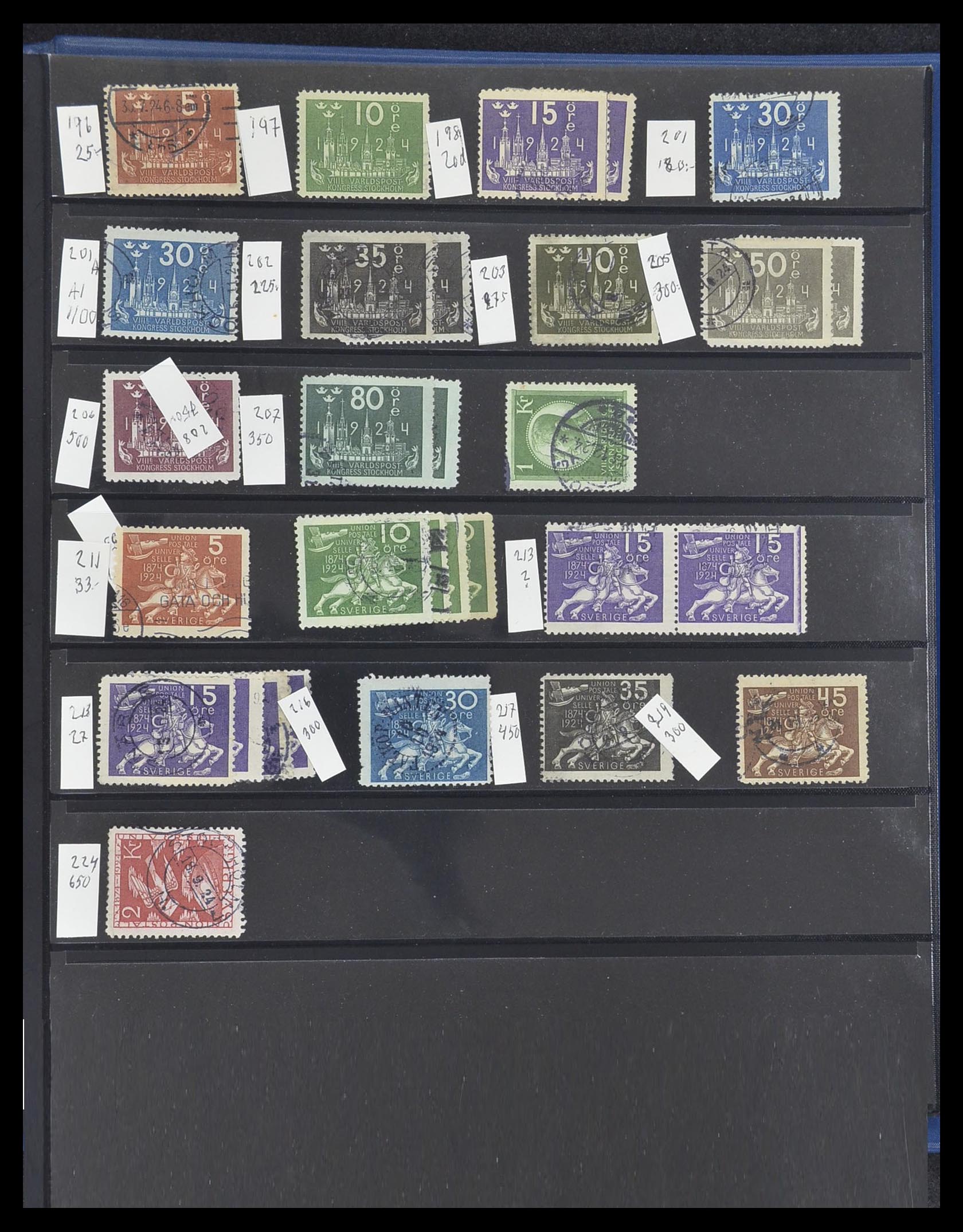 33567 039 - Postzegelverzameling 33567 Zweden 1855-1976.