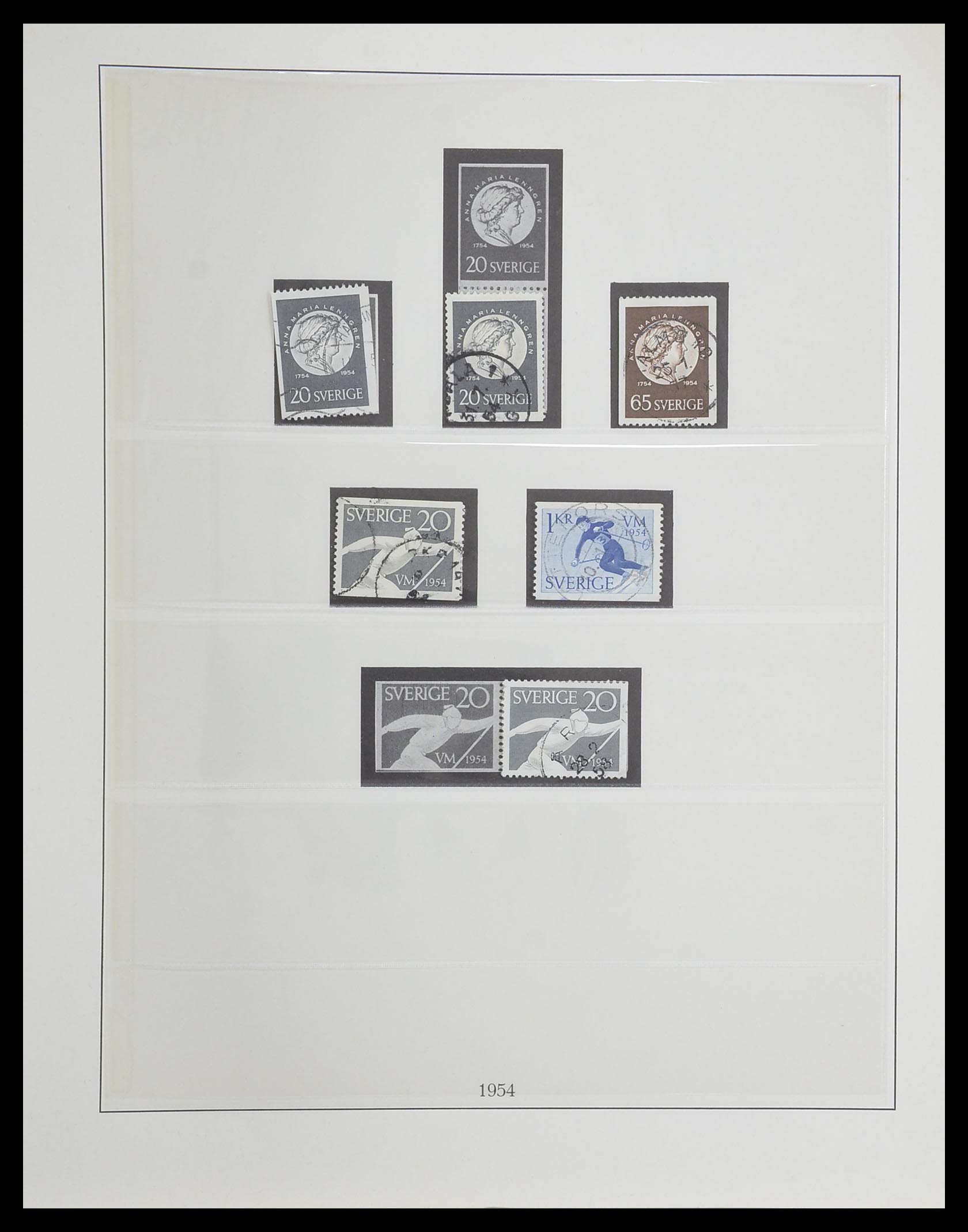33567 047 - Postzegelverzameling 33567 Zweden 1855-1976.