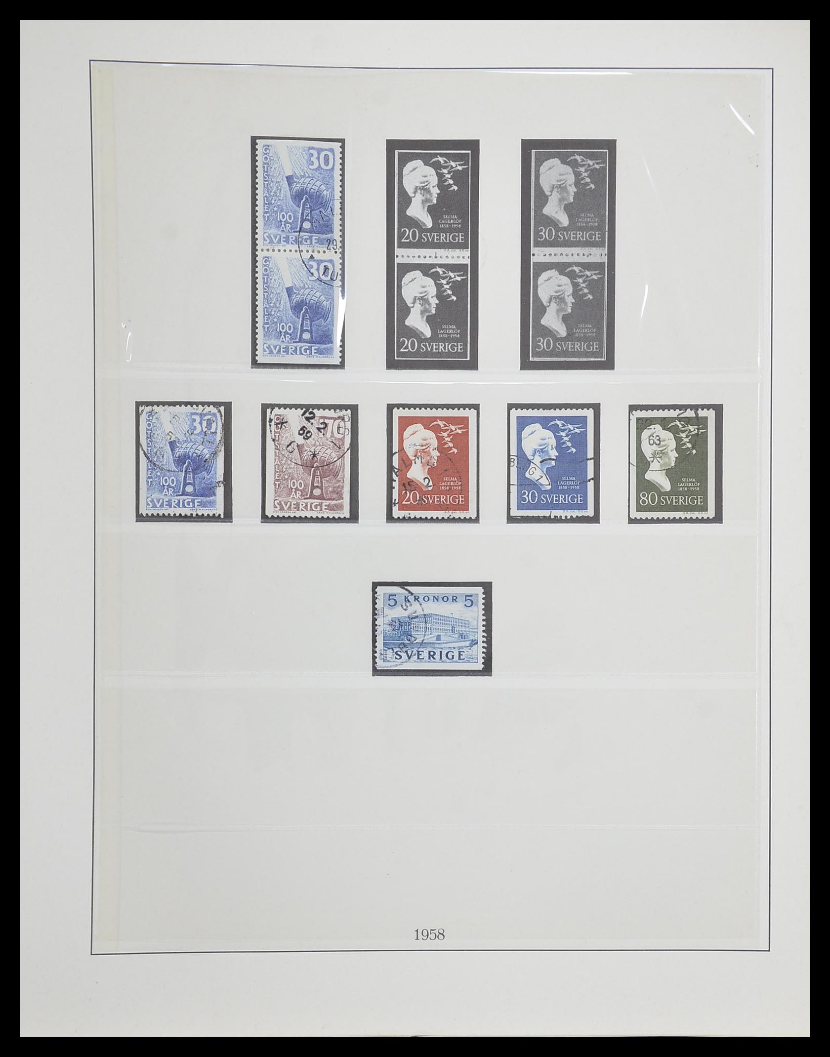 33567 053 - Postzegelverzameling 33567 Zweden 1855-1976.