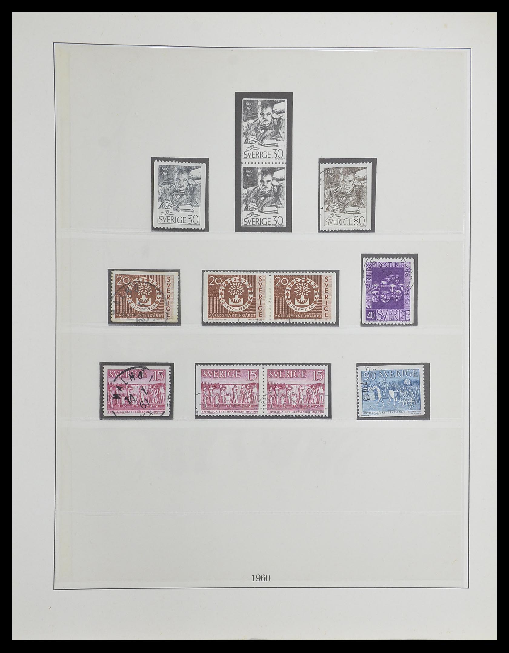 33567 055 - Postzegelverzameling 33567 Zweden 1855-1976.
