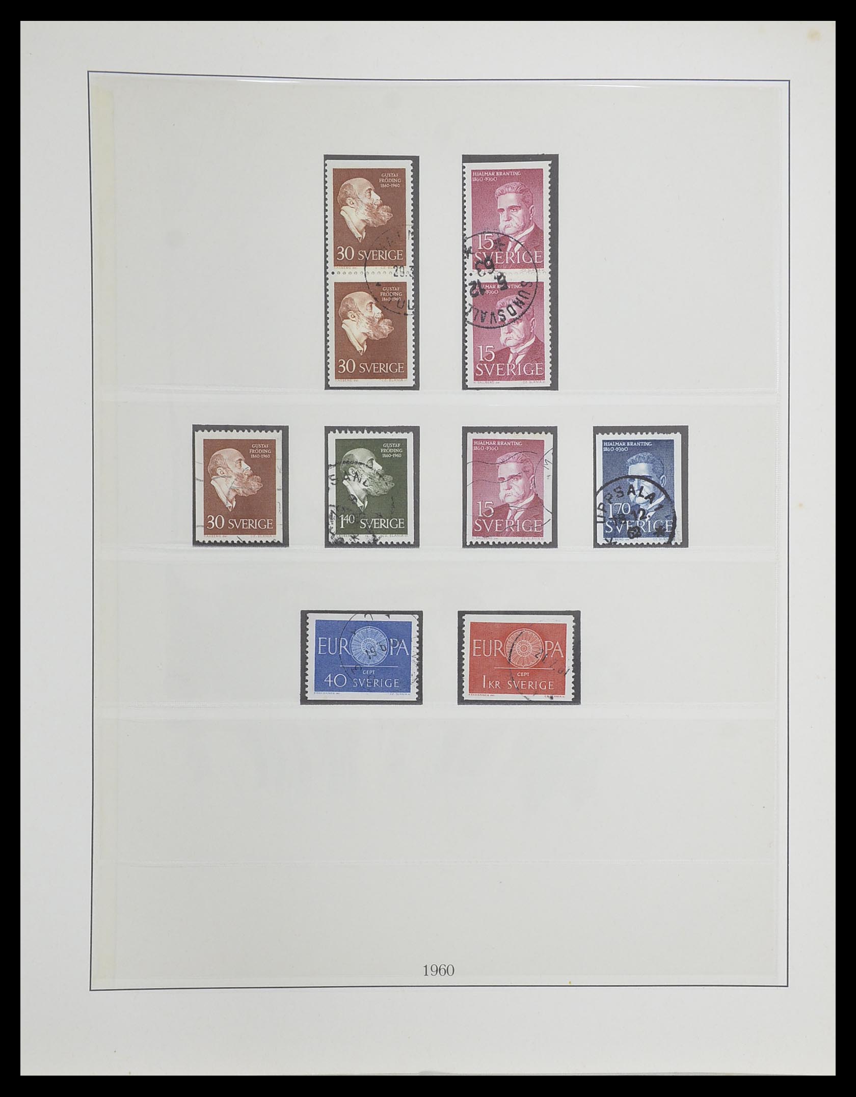 33567 056 - Postzegelverzameling 33567 Zweden 1855-1976.