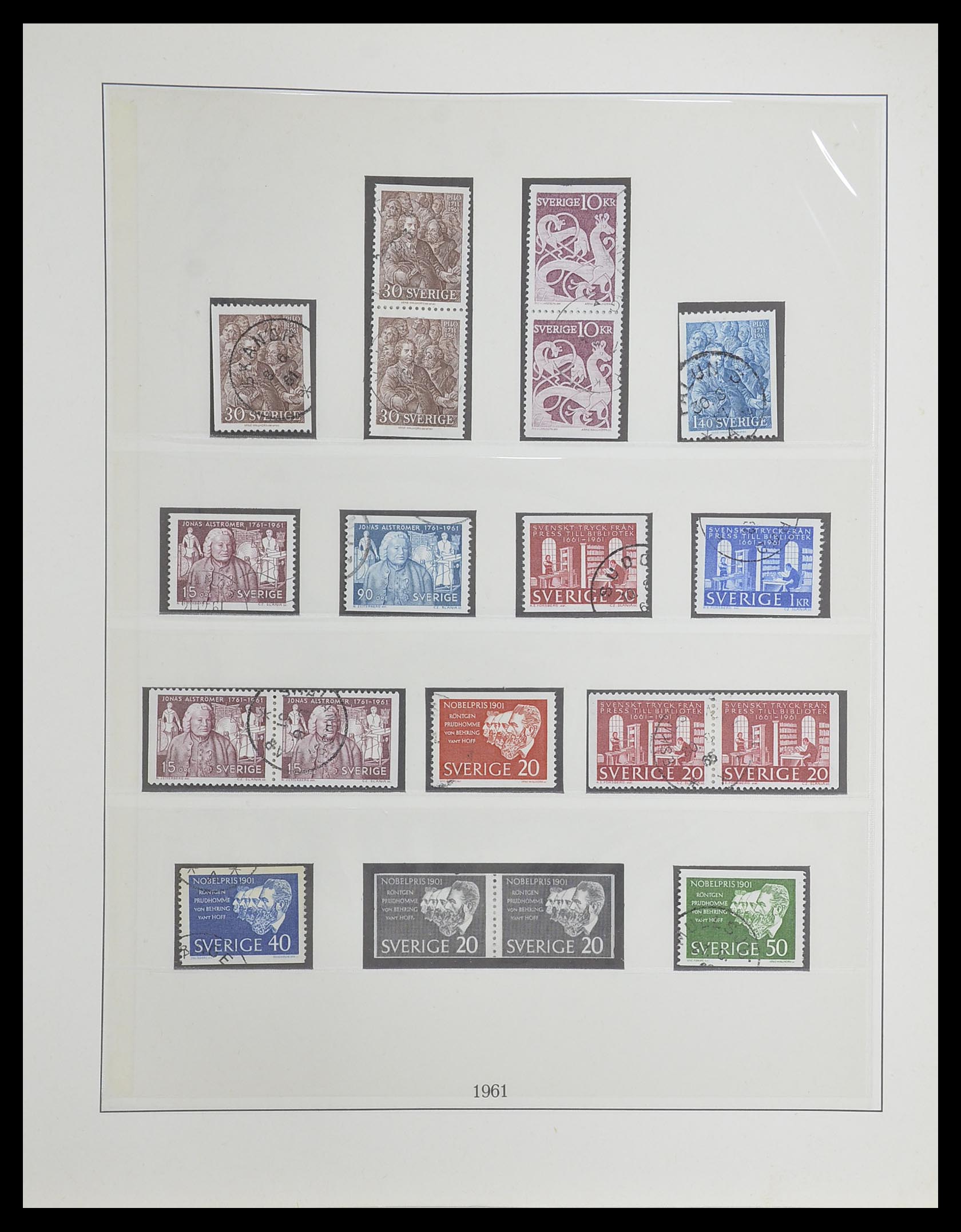 33567 058 - Postzegelverzameling 33567 Zweden 1855-1976.