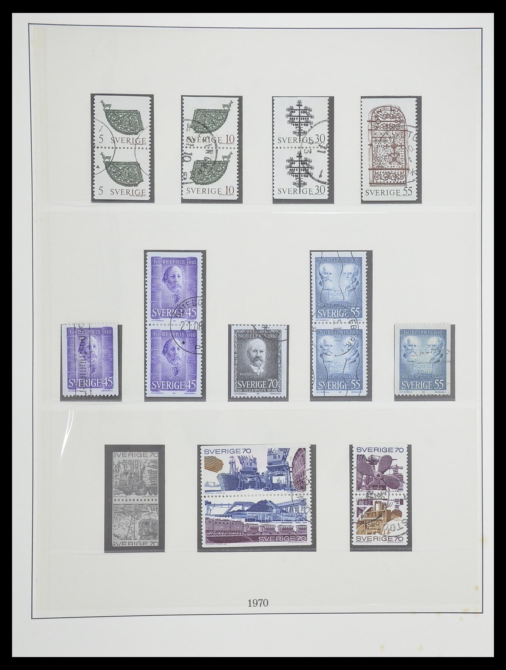 33567 087 - Postzegelverzameling 33567 Zweden 1855-1976.