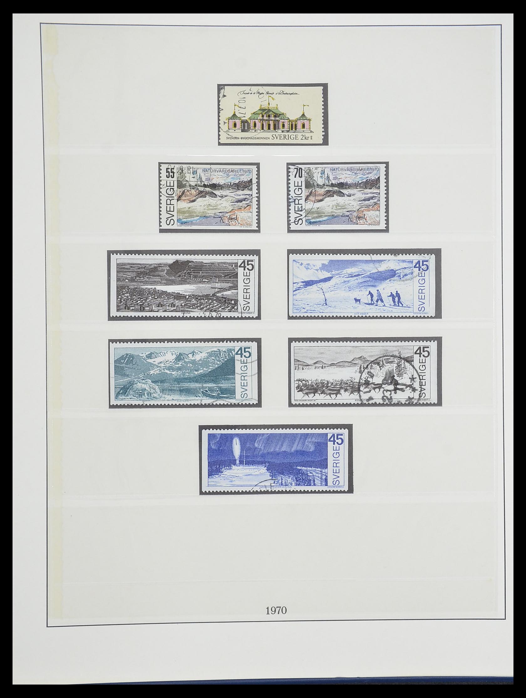 33567 088 - Postzegelverzameling 33567 Zweden 1855-1976.