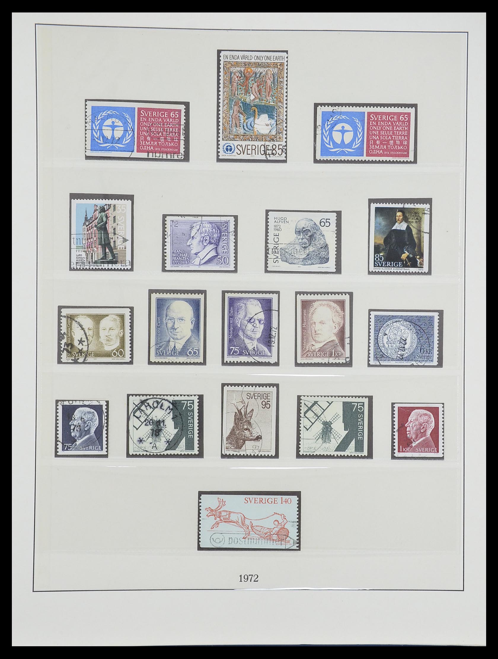 33567 095 - Postzegelverzameling 33567 Zweden 1855-1976.
