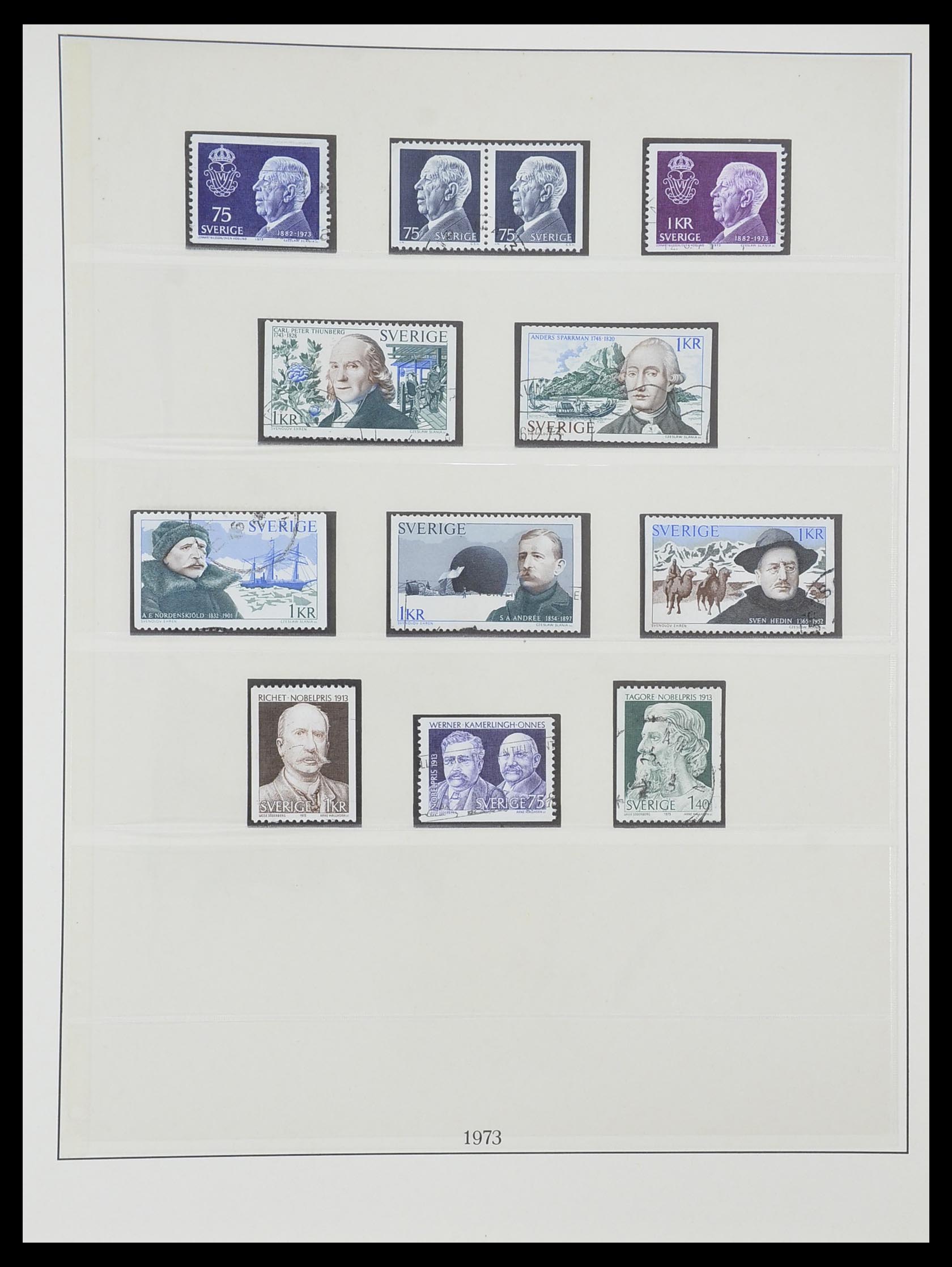 33567 101 - Postzegelverzameling 33567 Zweden 1855-1976.