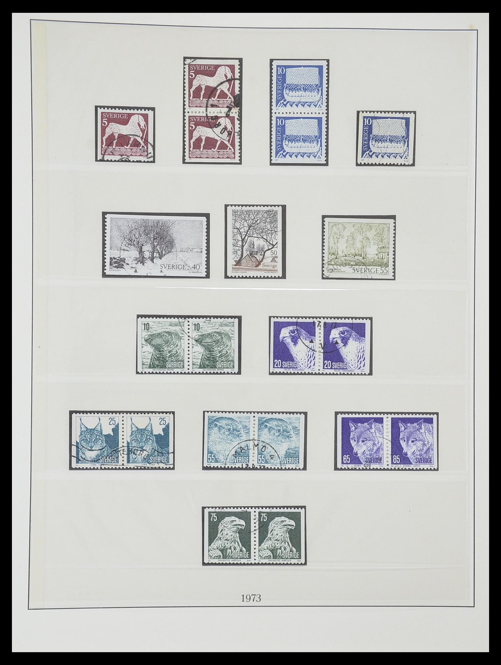 33567 102 - Postzegelverzameling 33567 Zweden 1855-1976.