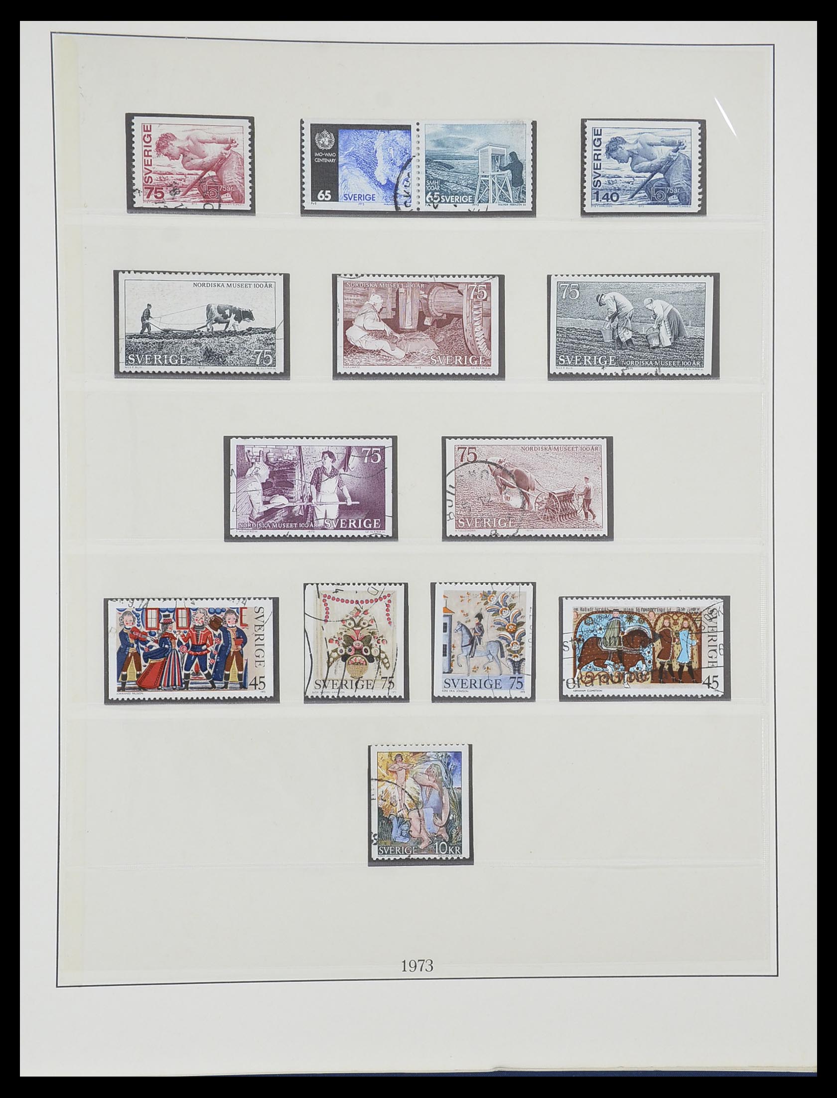 33567 103 - Postzegelverzameling 33567 Zweden 1855-1976.