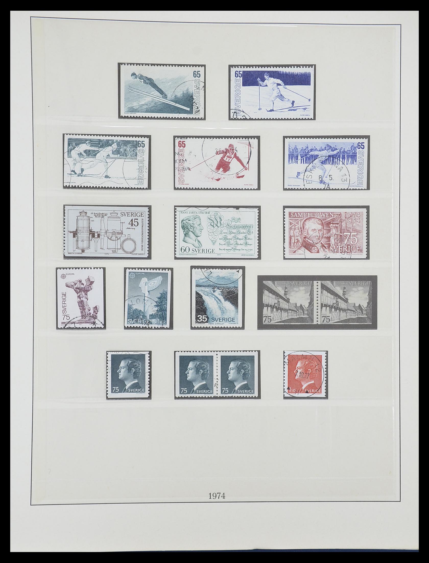 33567 104 - Postzegelverzameling 33567 Zweden 1855-1976.