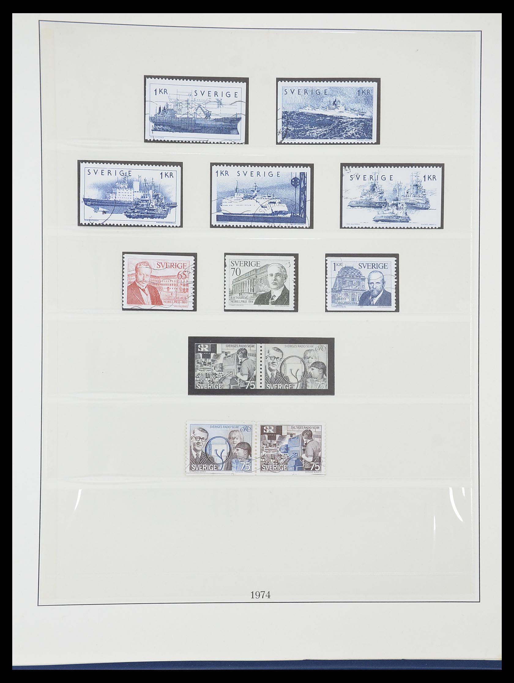 33567 107 - Postzegelverzameling 33567 Zweden 1855-1976.