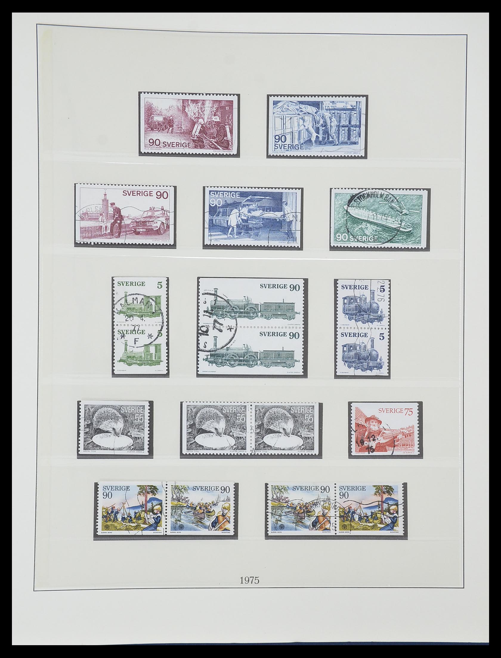 33567 110 - Postzegelverzameling 33567 Zweden 1855-1976.
