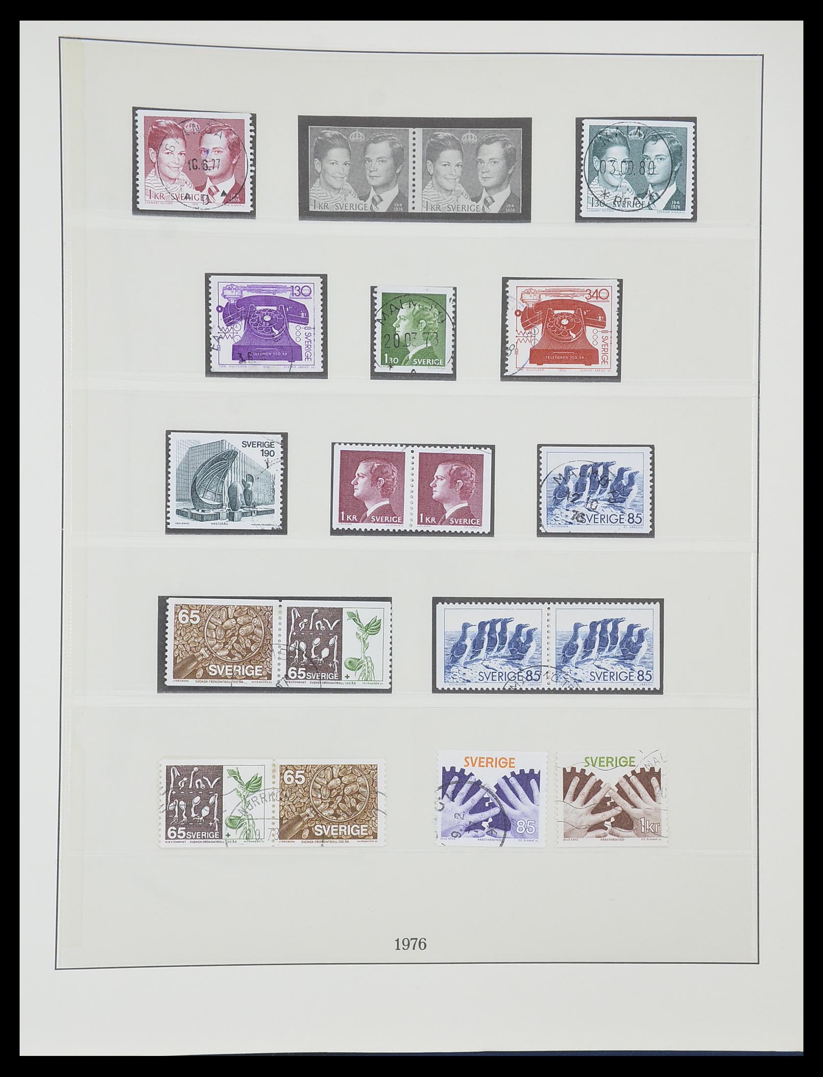 33567 112 - Postzegelverzameling 33567 Zweden 1855-1976.