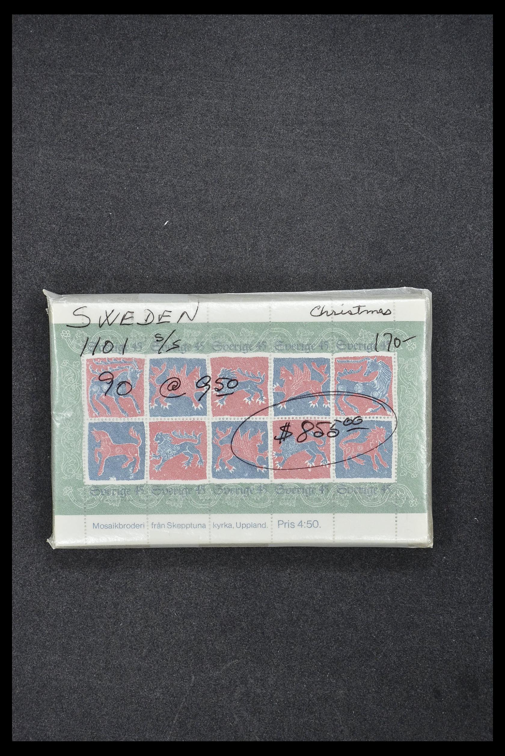 33568 001 - Postzegelverzameling 33568 Scandinavië 1855-1976.