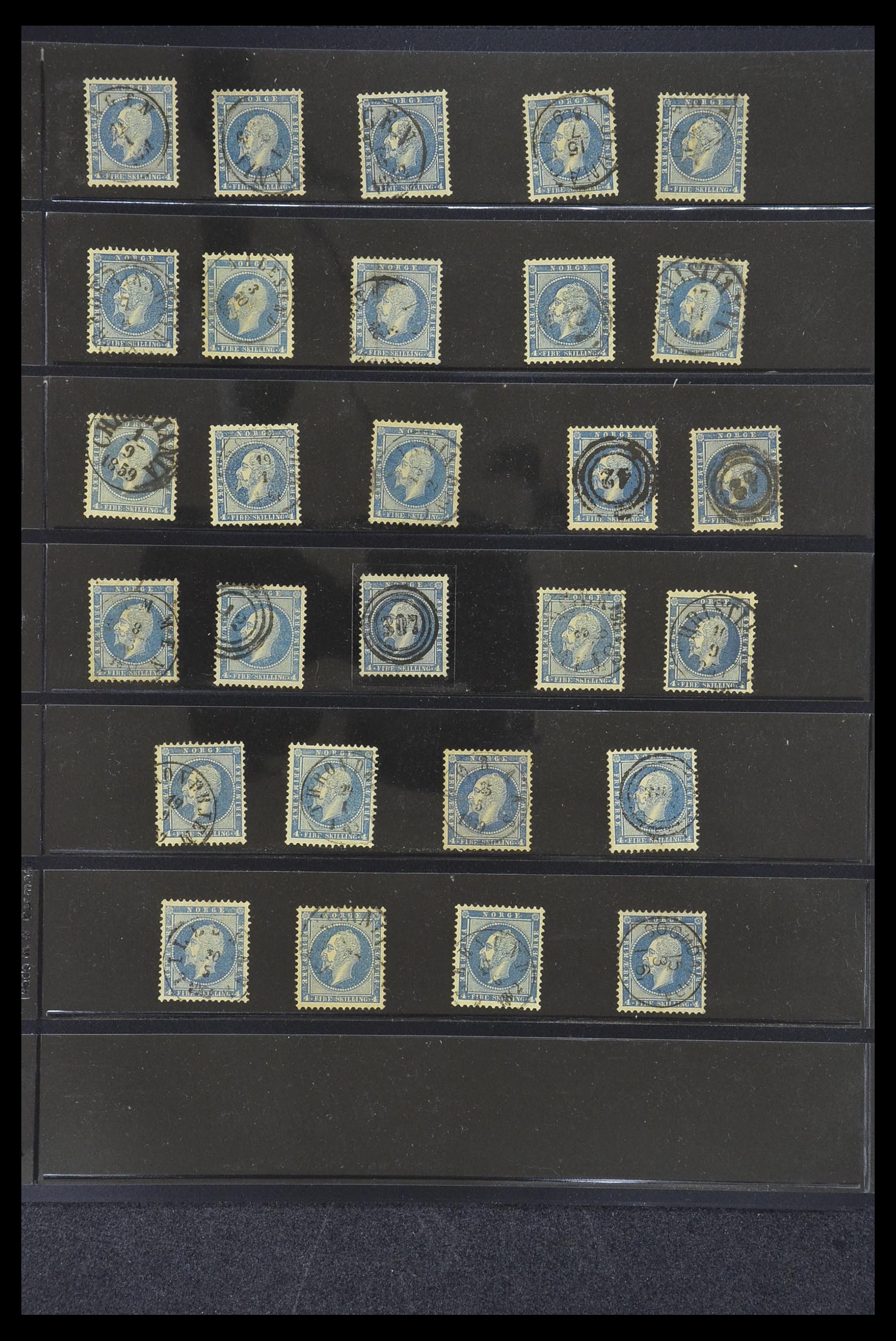 33568 006 - Stamp collection 33568 Scandinavia 1855-1976.