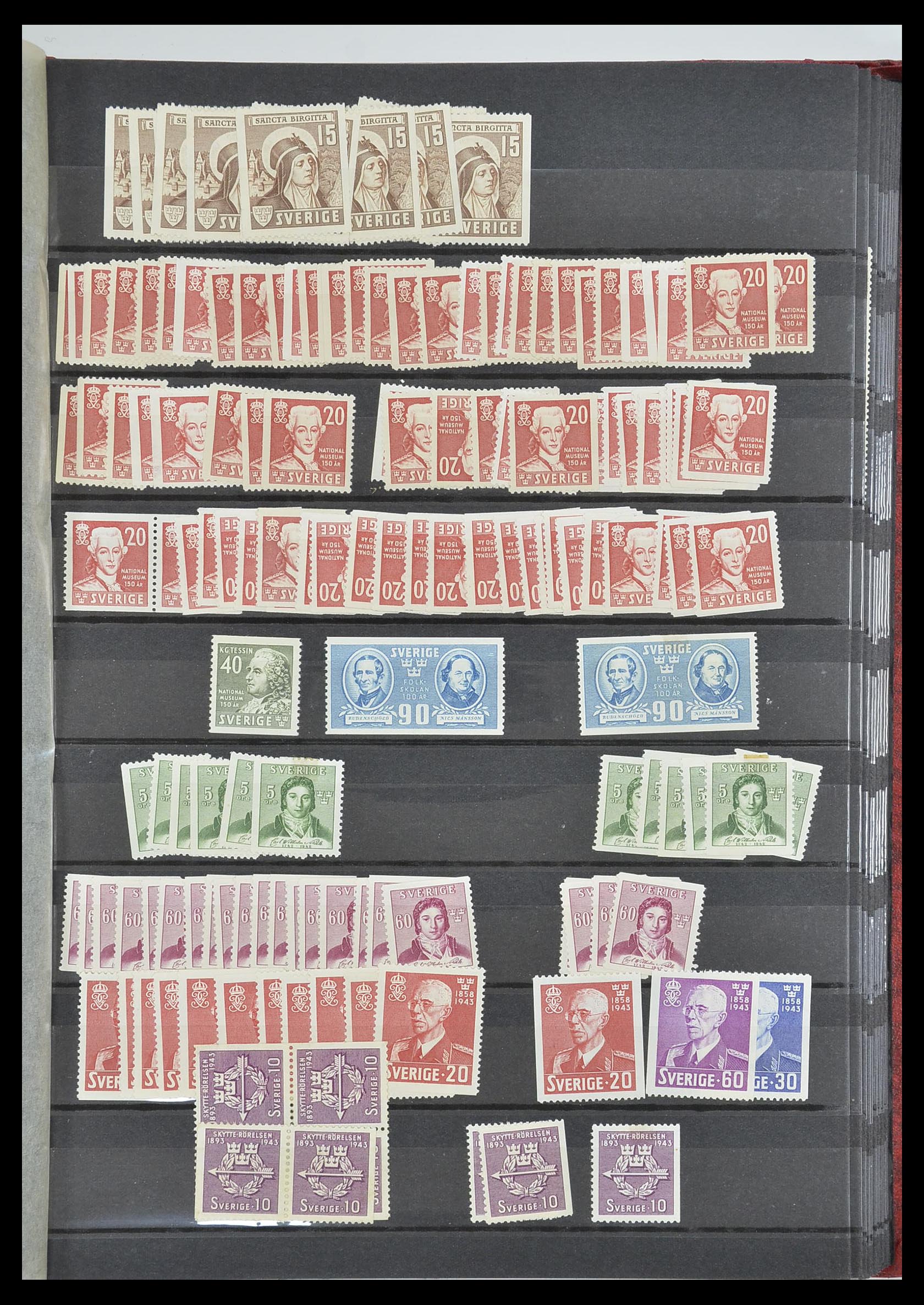 33568 017 - Stamp collection 33568 Scandinavia 1855-1976.