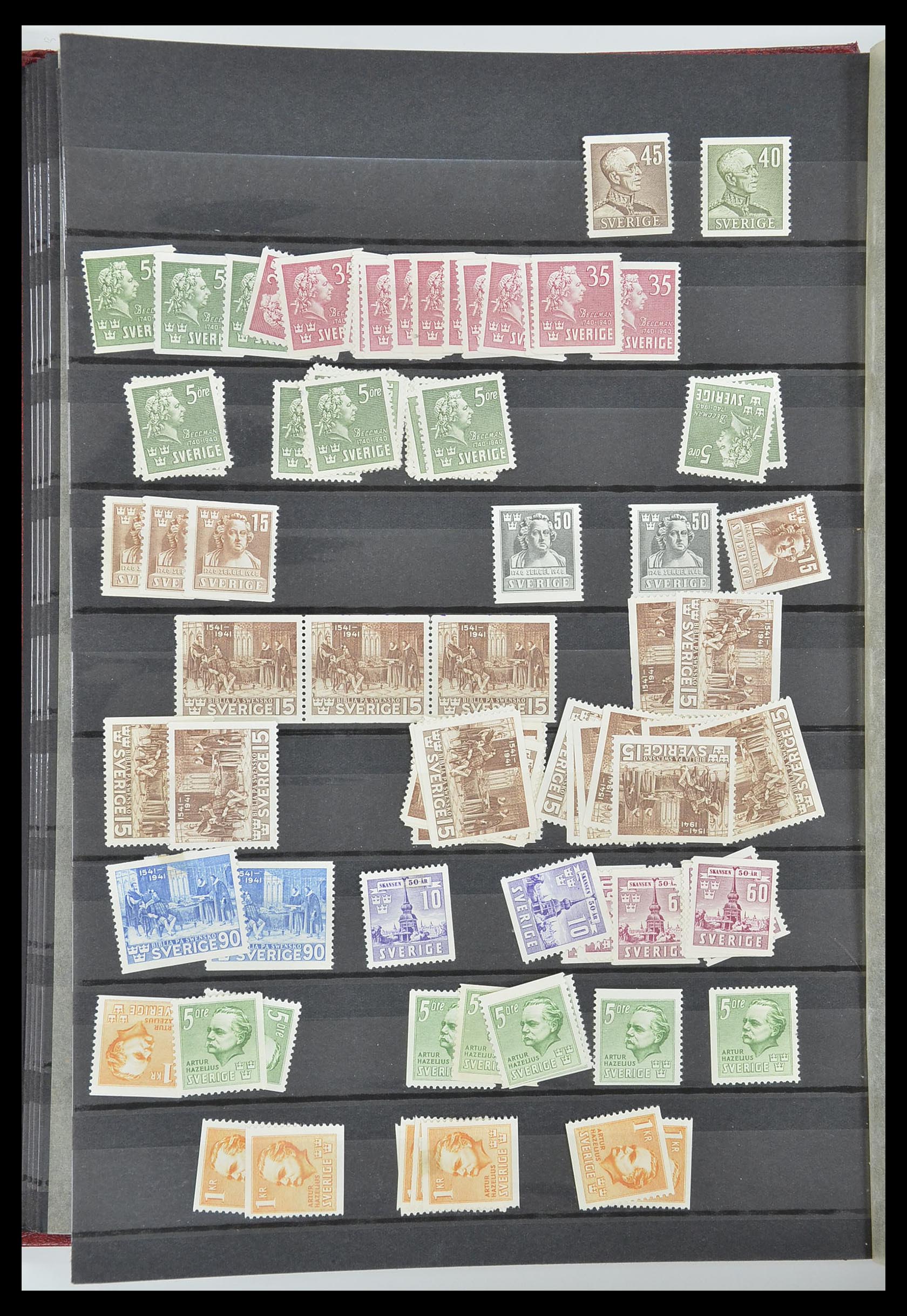 33568 018 - Postzegelverzameling 33568 Scandinavië 1855-1976.