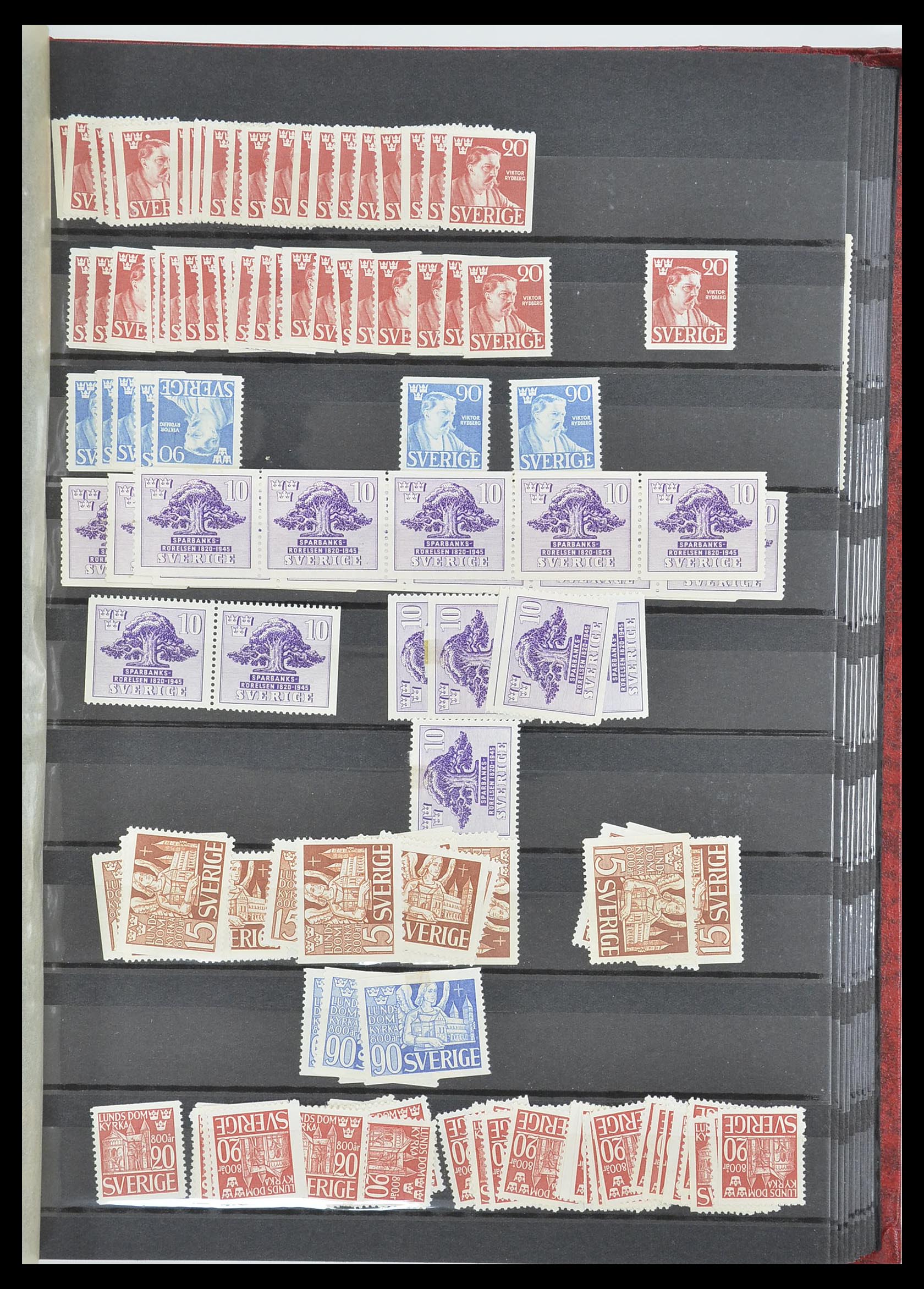 33568 020 - Postzegelverzameling 33568 Scandinavië 1855-1976.