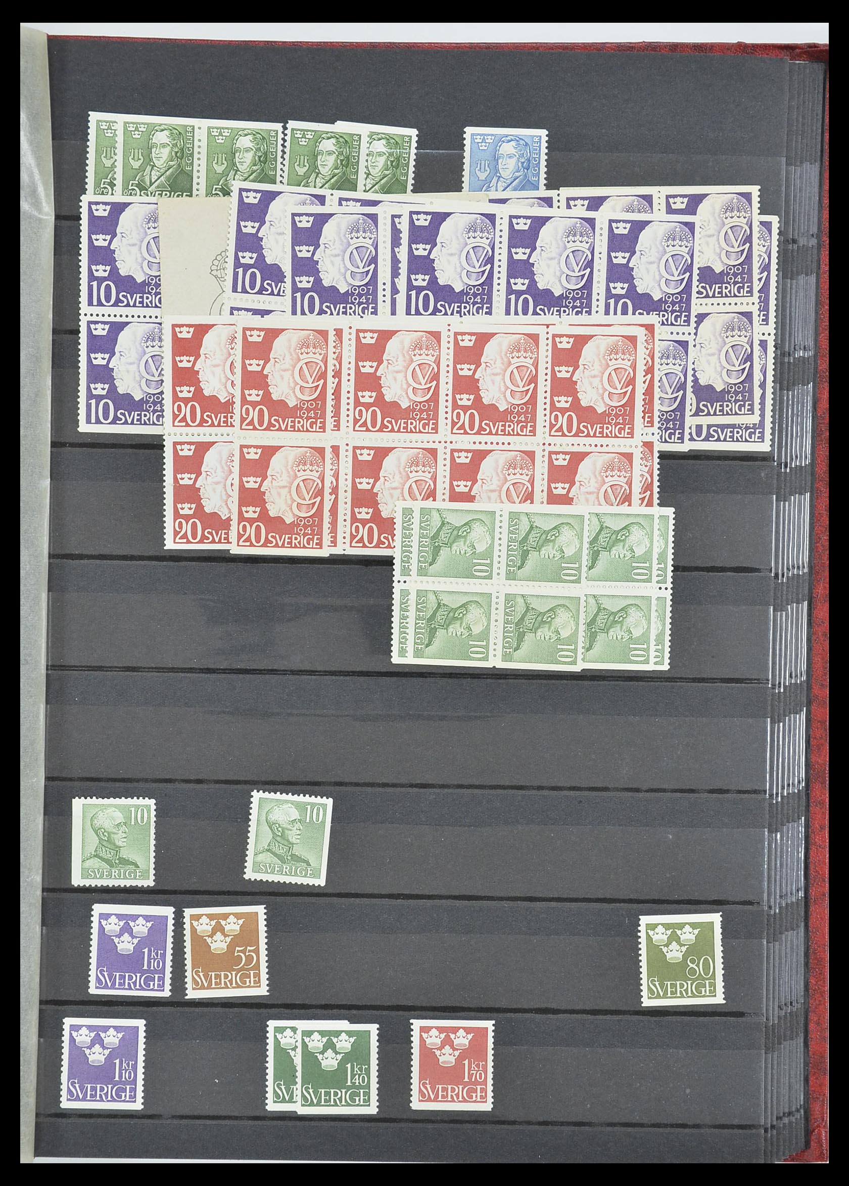 33568 021 - Postzegelverzameling 33568 Scandinavië 1855-1976.
